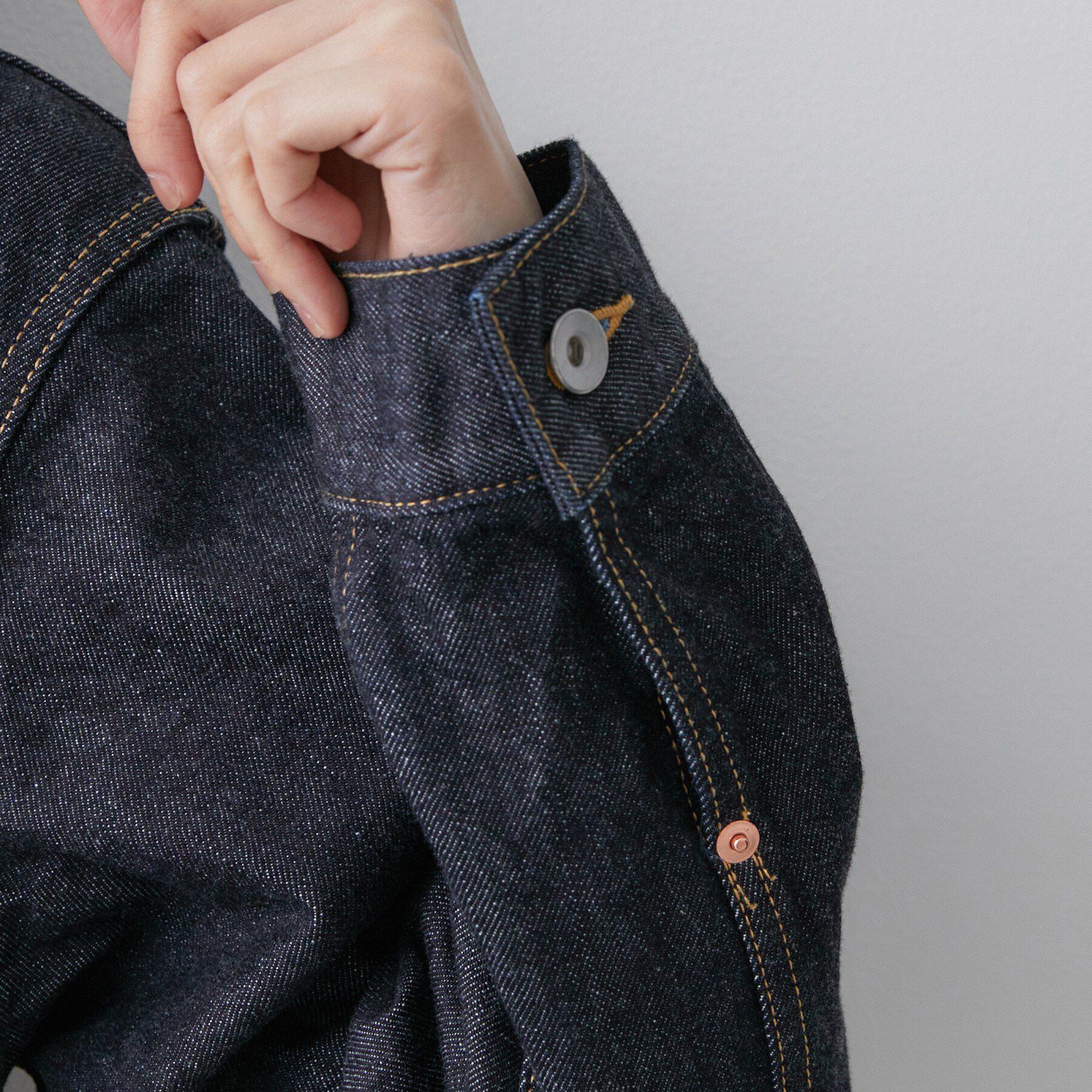 Dessin「【ユニセックス】セルヴィッジデニムジャケット」|デニムジャケット|