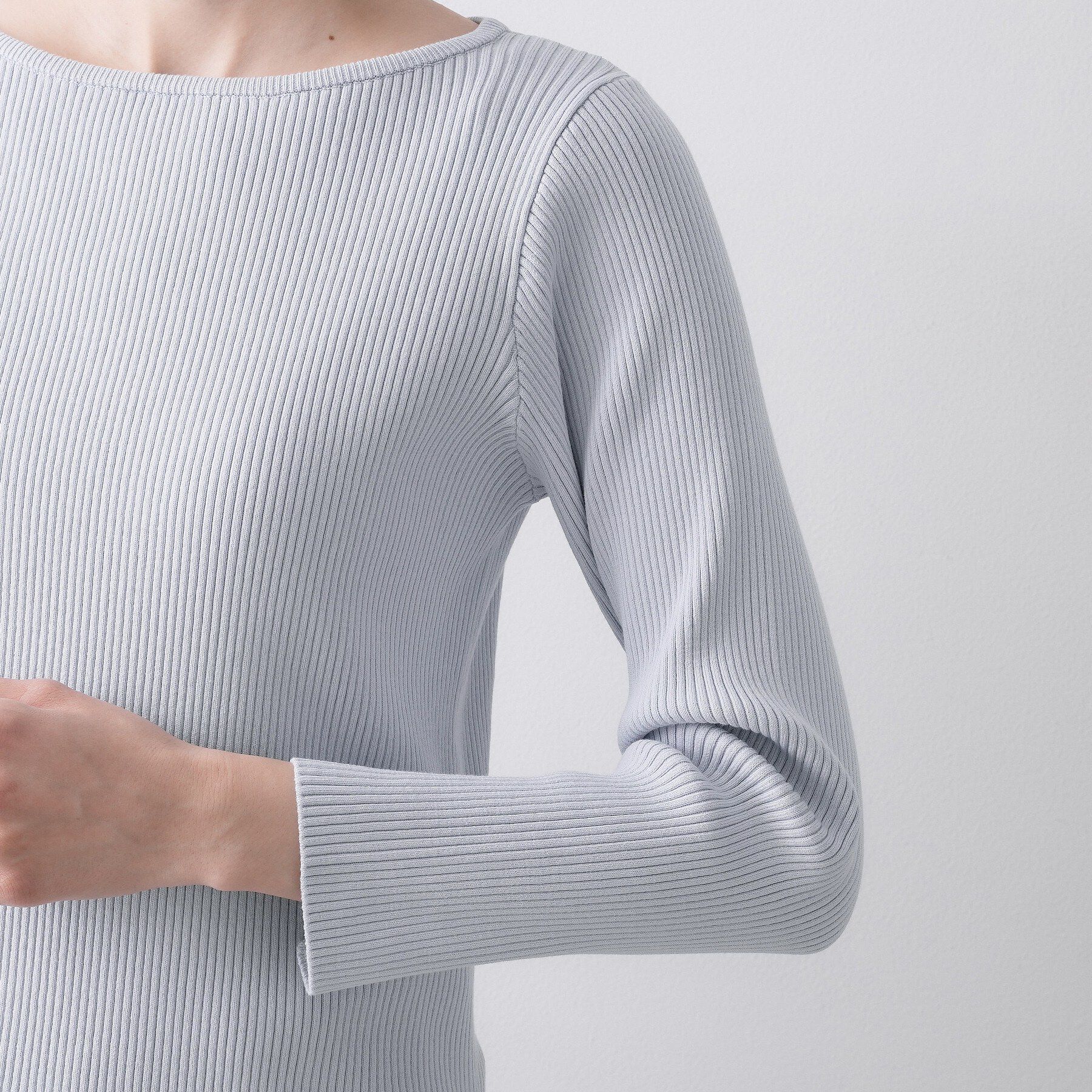 Dessin「【洗える】ボートネックリブニット」|ニット・セーター|