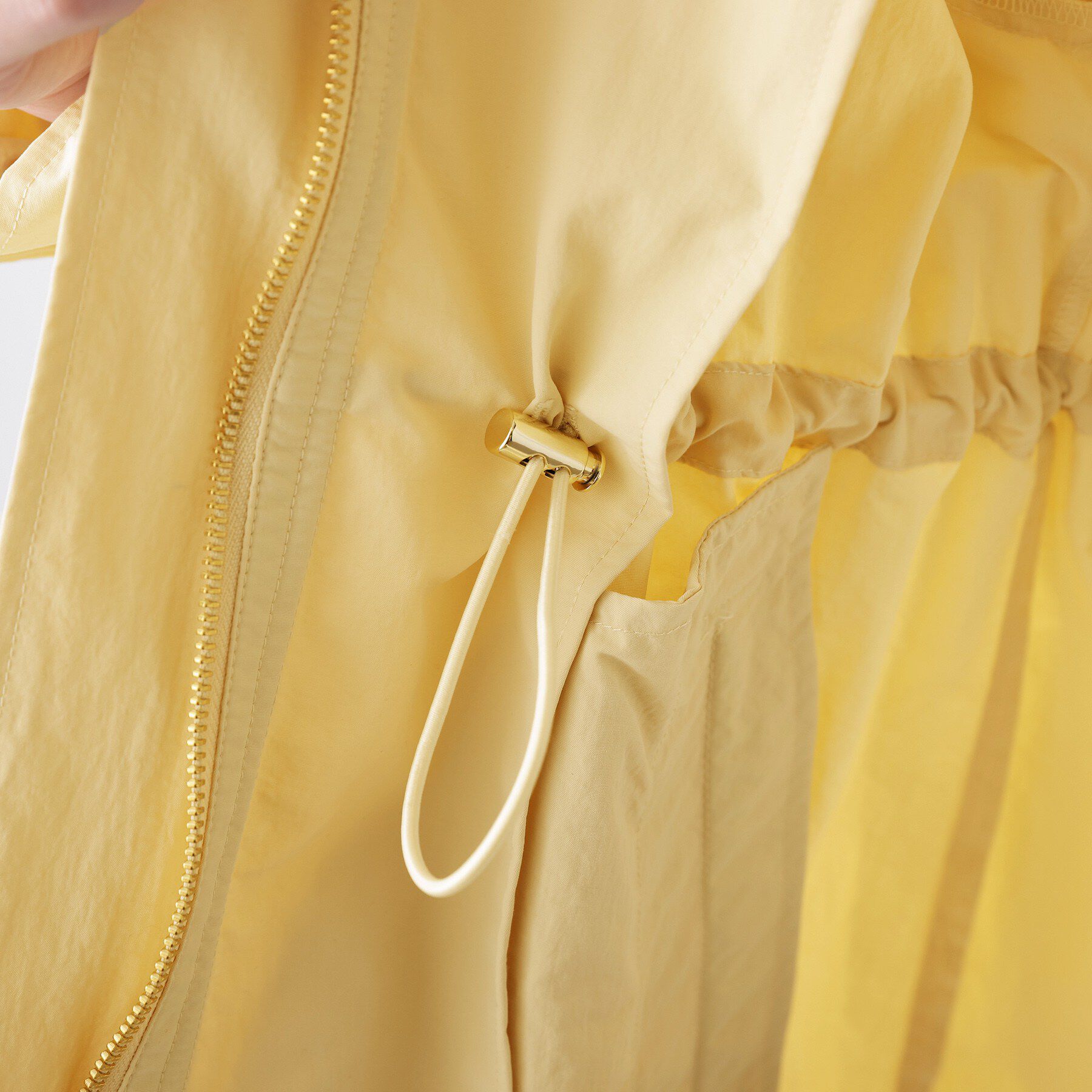 Dessin「【撥水・洗える】フーデッドライトブルゾン」|ブルゾン・スタジャン|