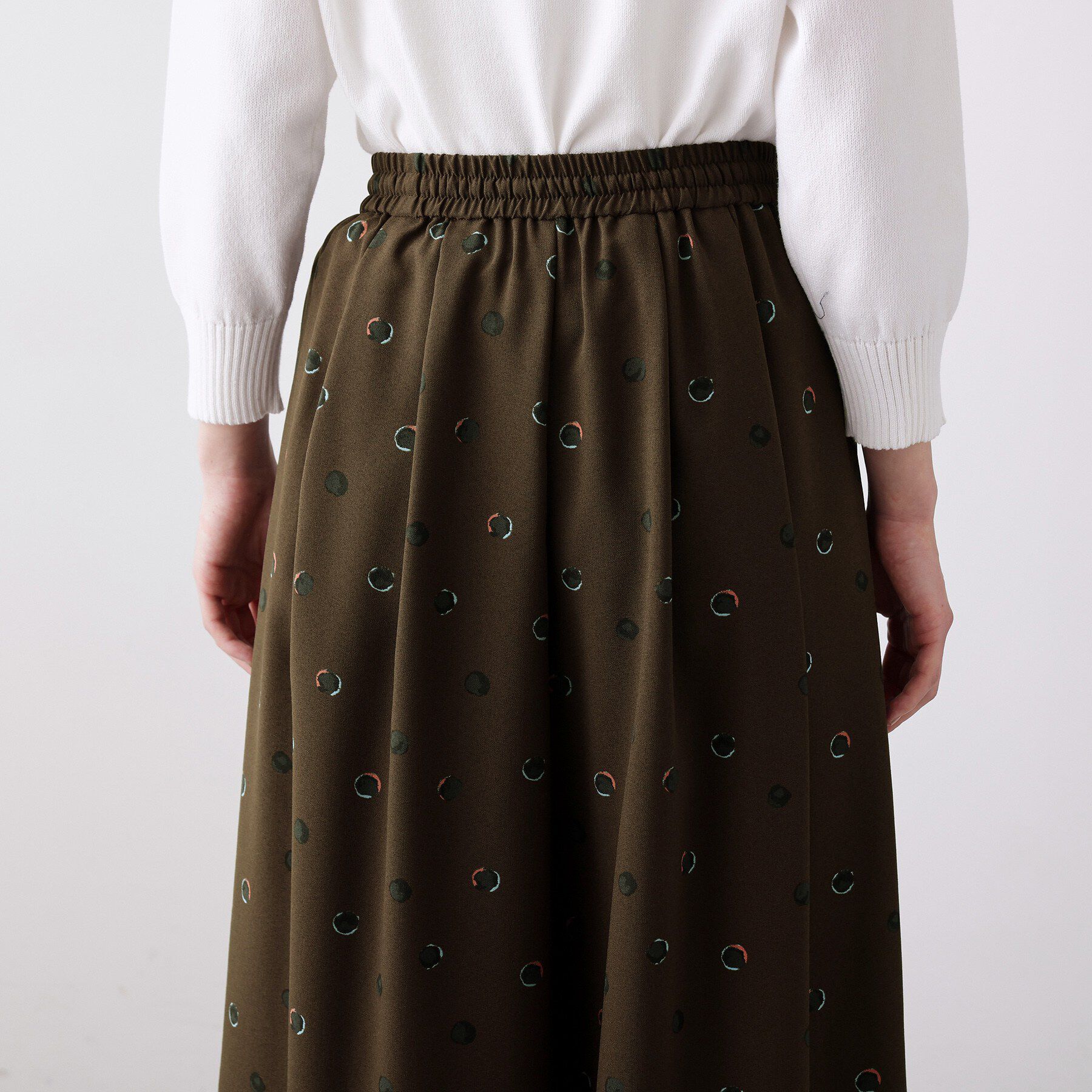 Dessin「【洗える】ドットワイドパンツ」|その他|