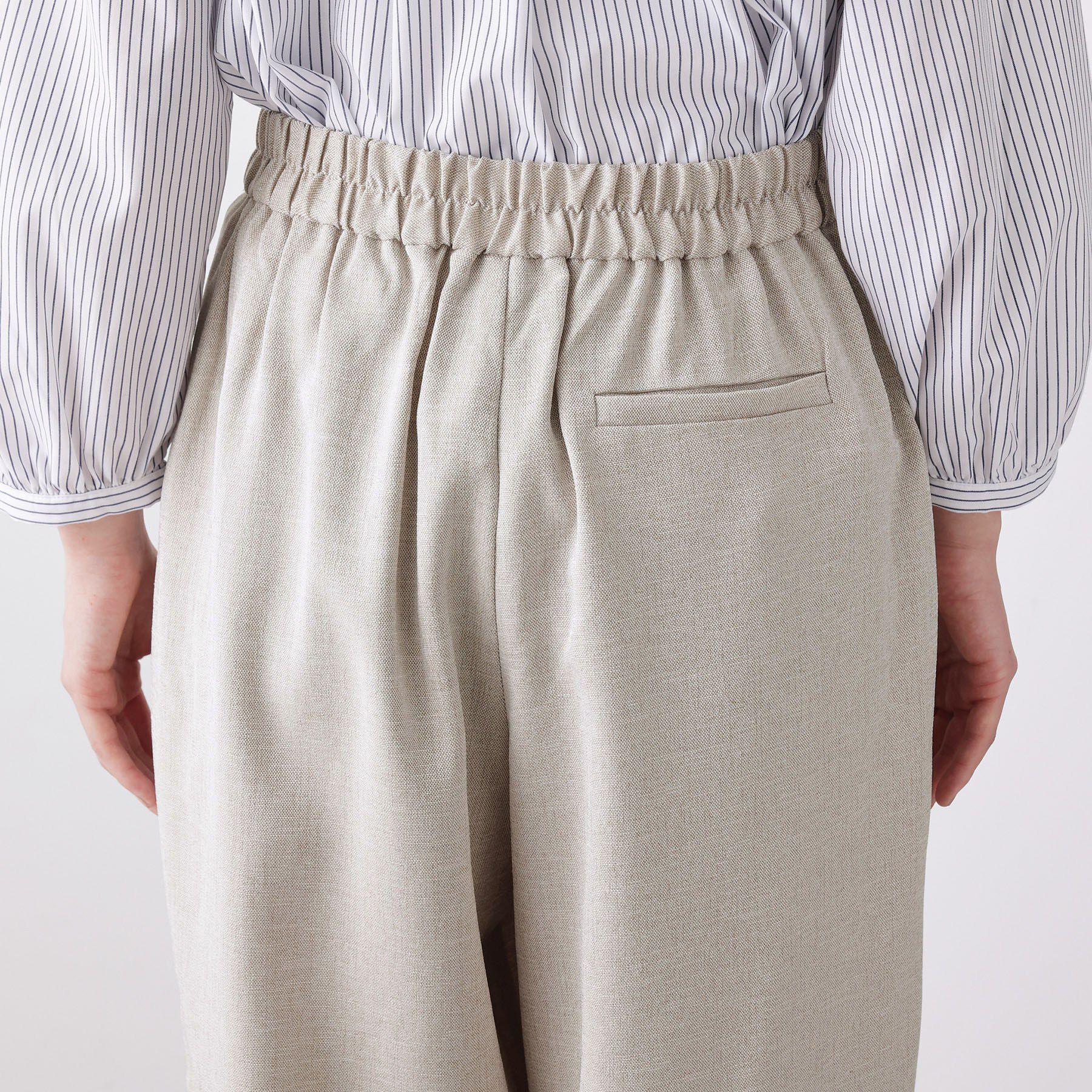 Dessin「【セットアップ可/洗える】リネンライクワイドパンツ」|その他|