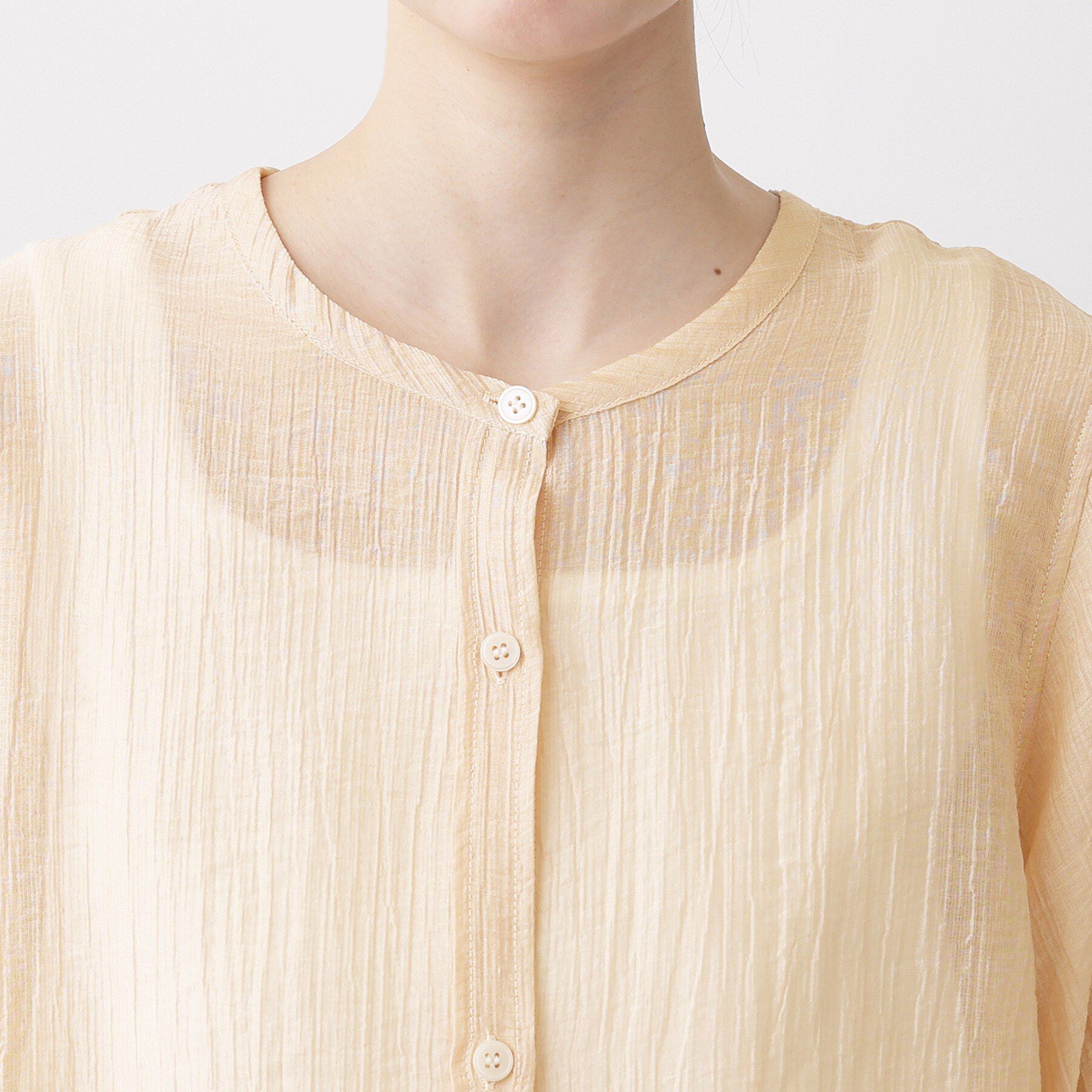 Dessin「【洗える】シアードロストブラウス」|シャツ・ブラウス|