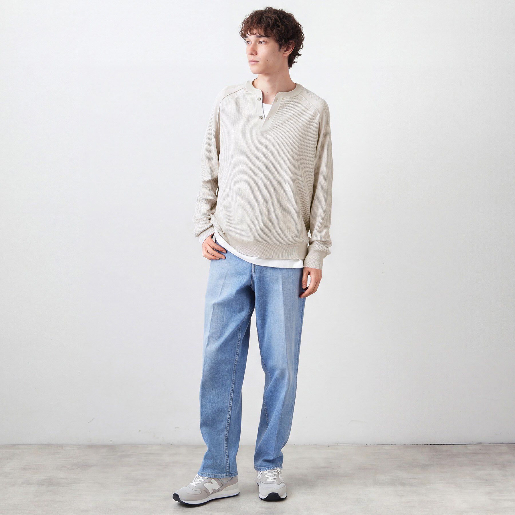 Dessin「コットンワッフルニット」|ニット・セーター|