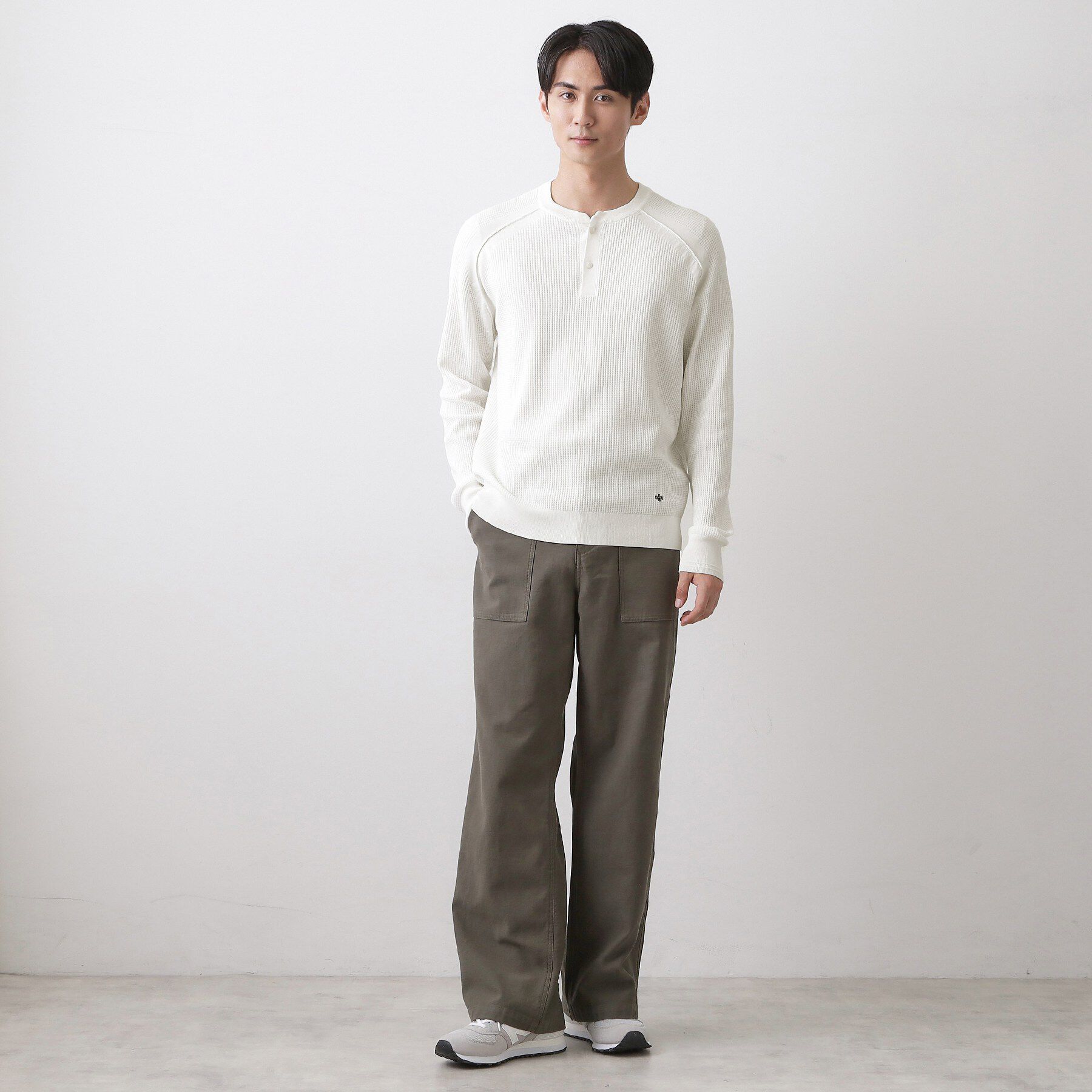 Dessin「コットンワッフルニット」|ニット・セーター|