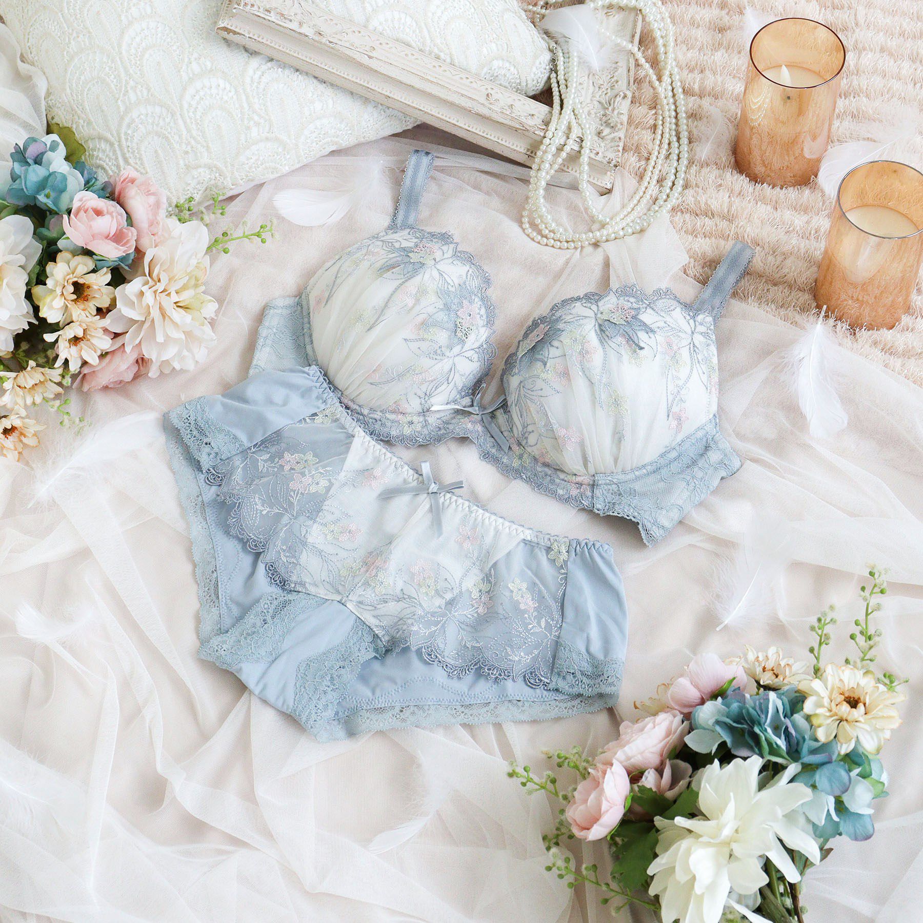 Risa Magli「セレスティナ ブラジャー (G-H) ＜V Make Type＞」|インナー|