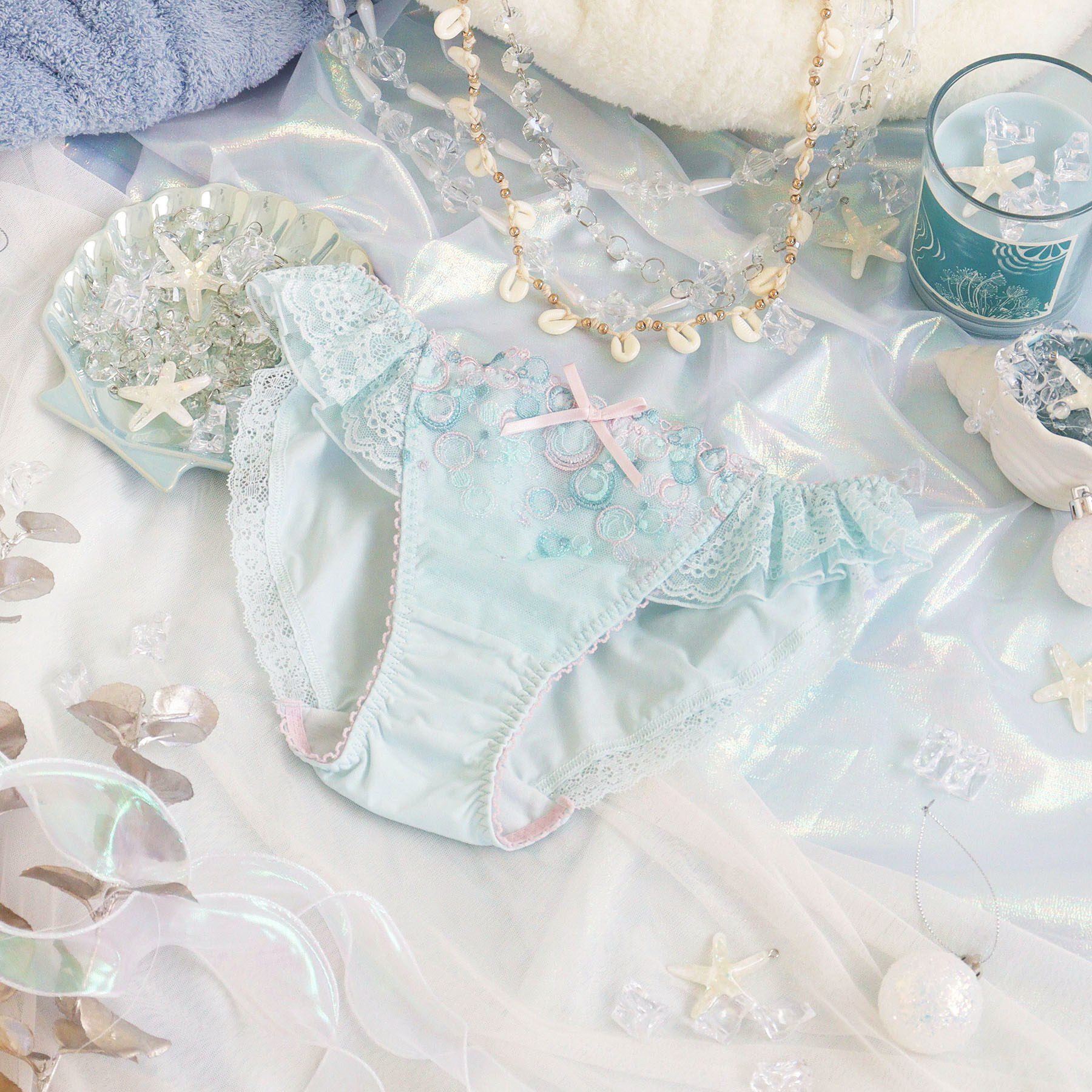 Risa Magli「アンチェ ノーマルショーツ」|インナー|ミントグリーン(02