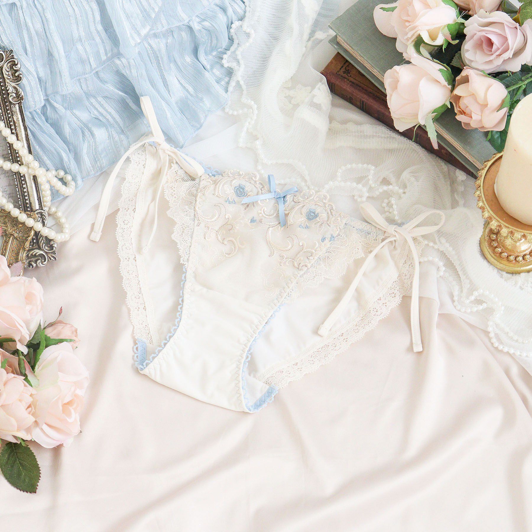 Risa Magli「シュテファニ リボンショーツ」|インナー|クリーム(054)