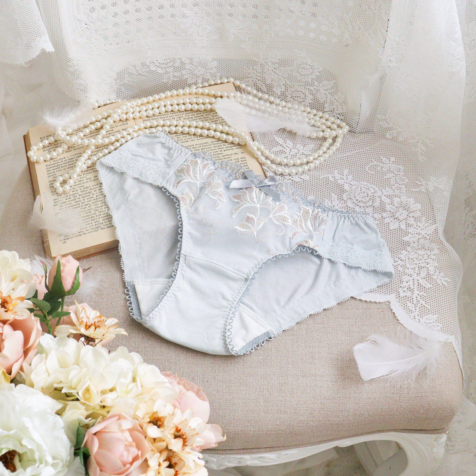 Risa Magli「リーゼル サニタリー」|インナー|サックスブルー(09