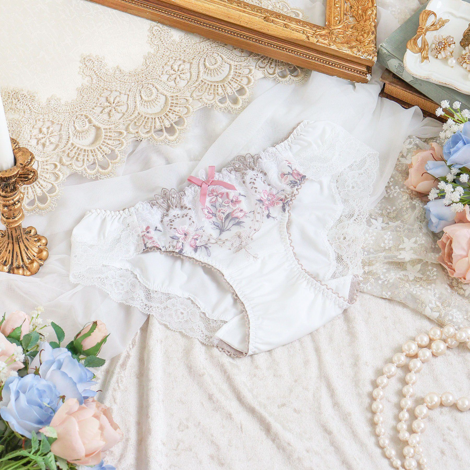 Risa Magli「アリーシャ サニタリー」|インナー|ホワイト(001)