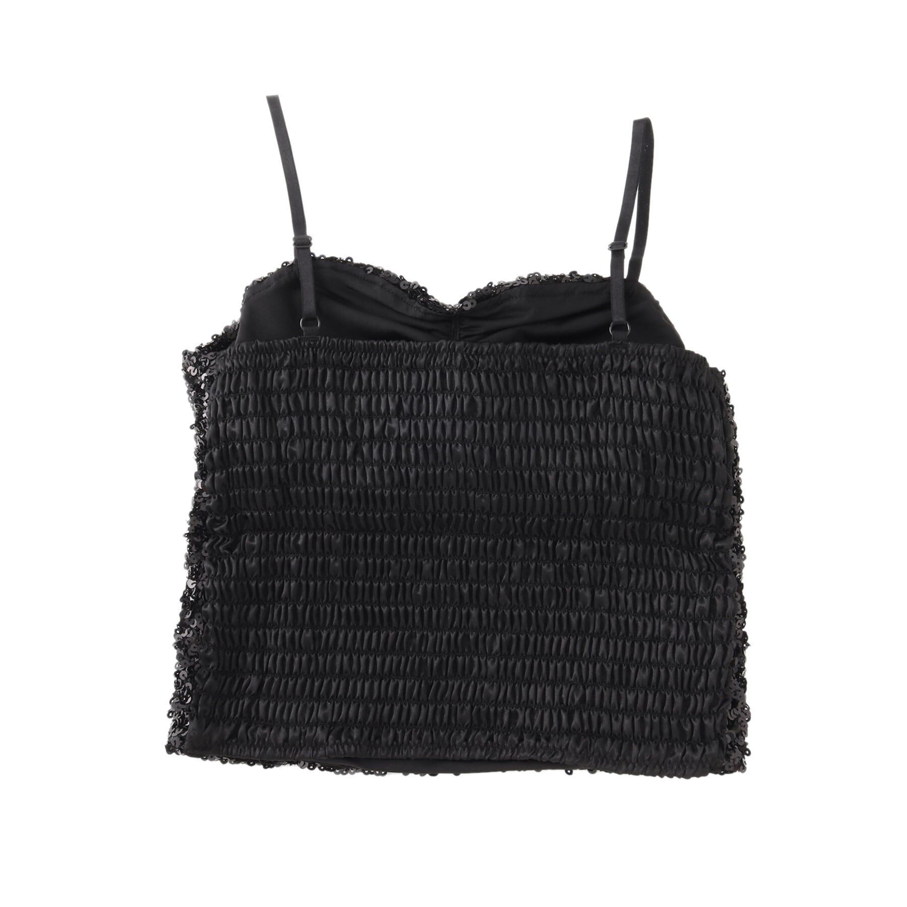 Doll Kiss「カップ付きスパンコールキャミソール」|キャミソール|