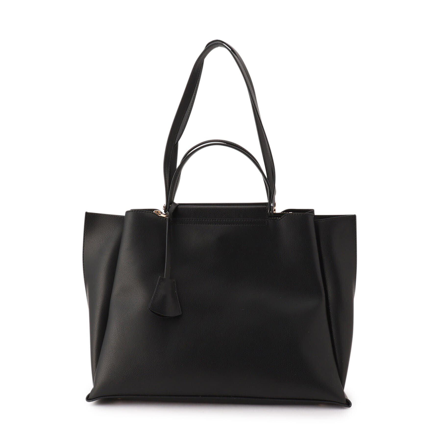 ESPERANZA「【大容量／通勤・通学にピッタリ】横型A4トートバッグ」|トートバッグ|ブラック(019)