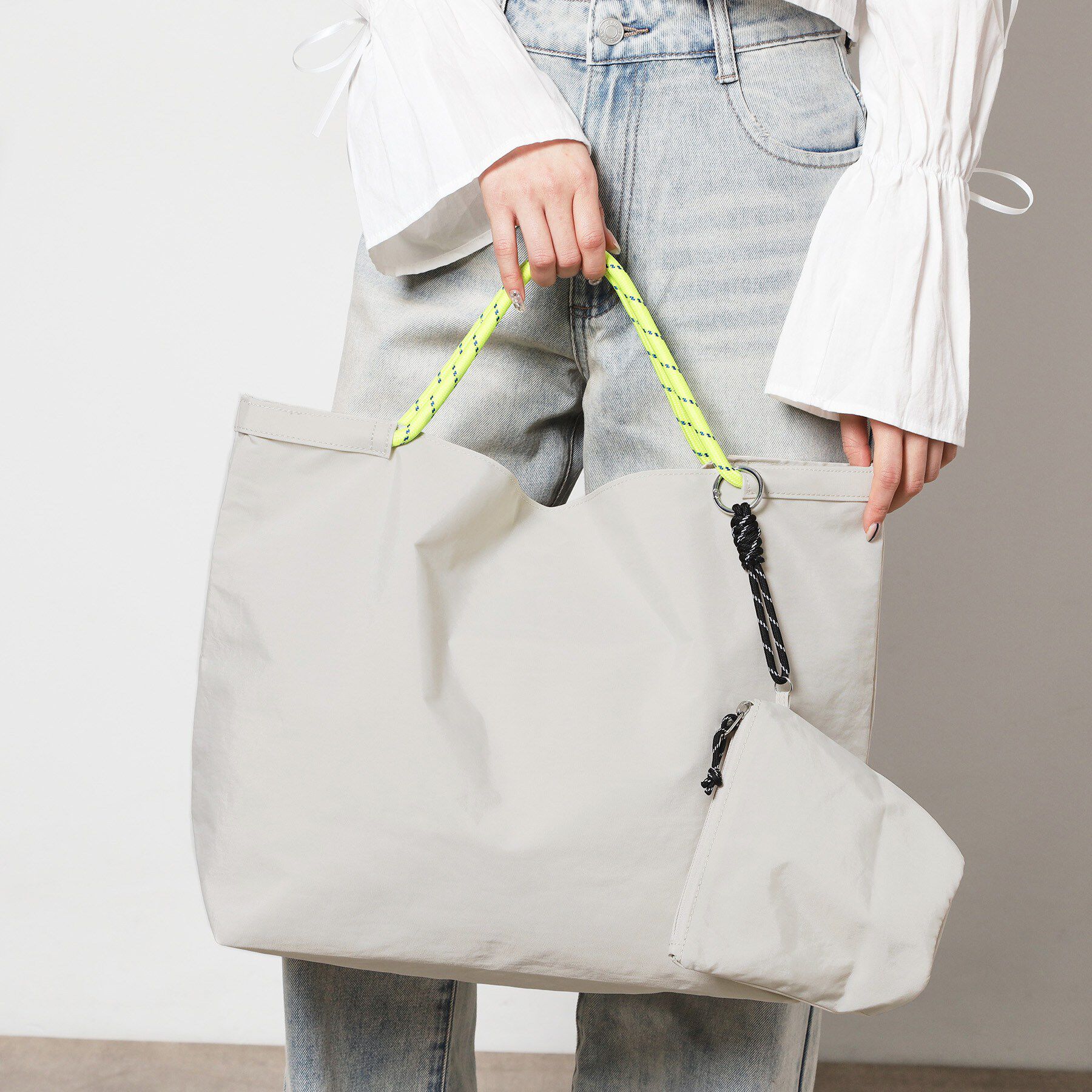 ESPERANZA「ウォッシャーナイロンパッカブルトート」|トートバッグ|アイボリー(304)