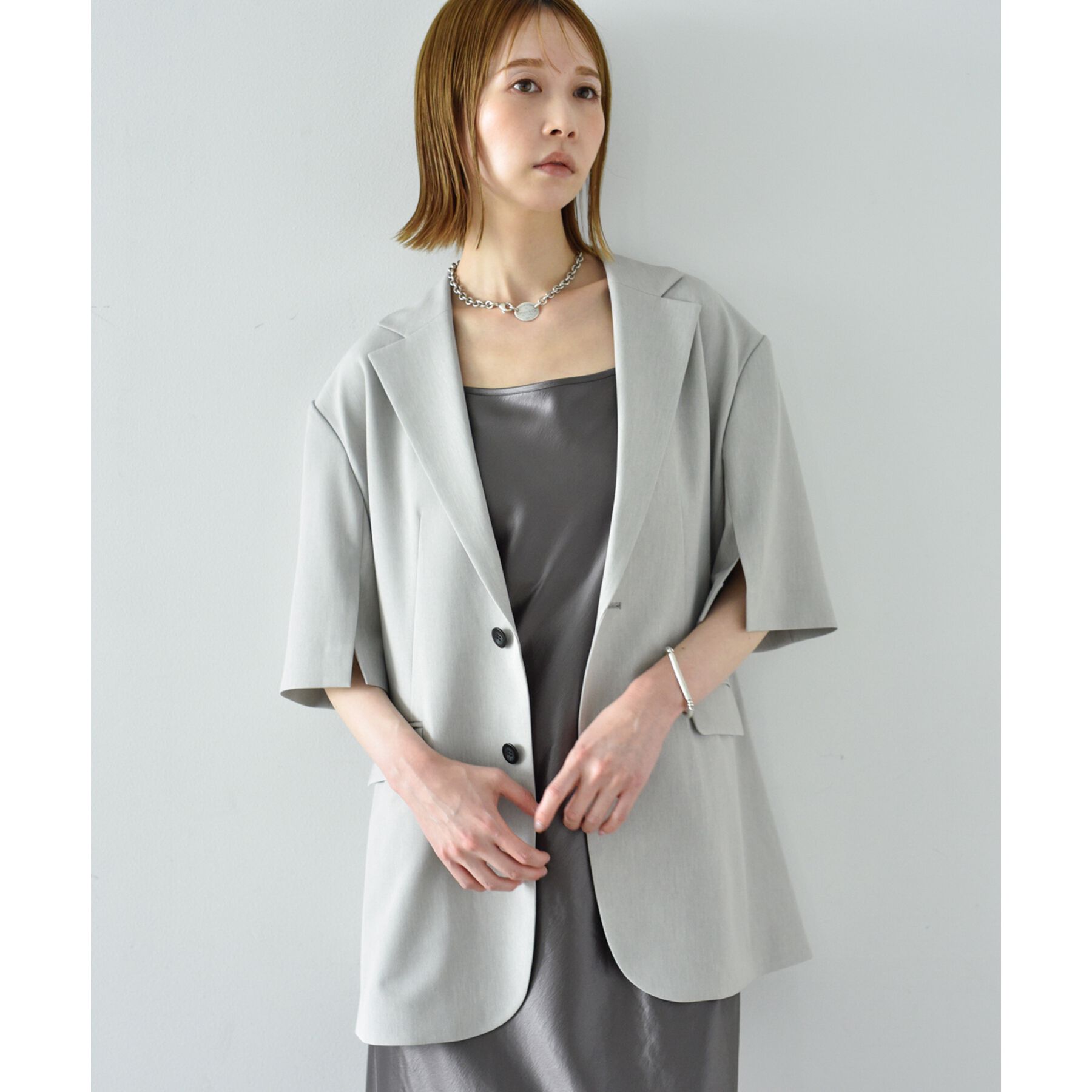 CODE A「half sleeve jacket」|テーラードジャケット|