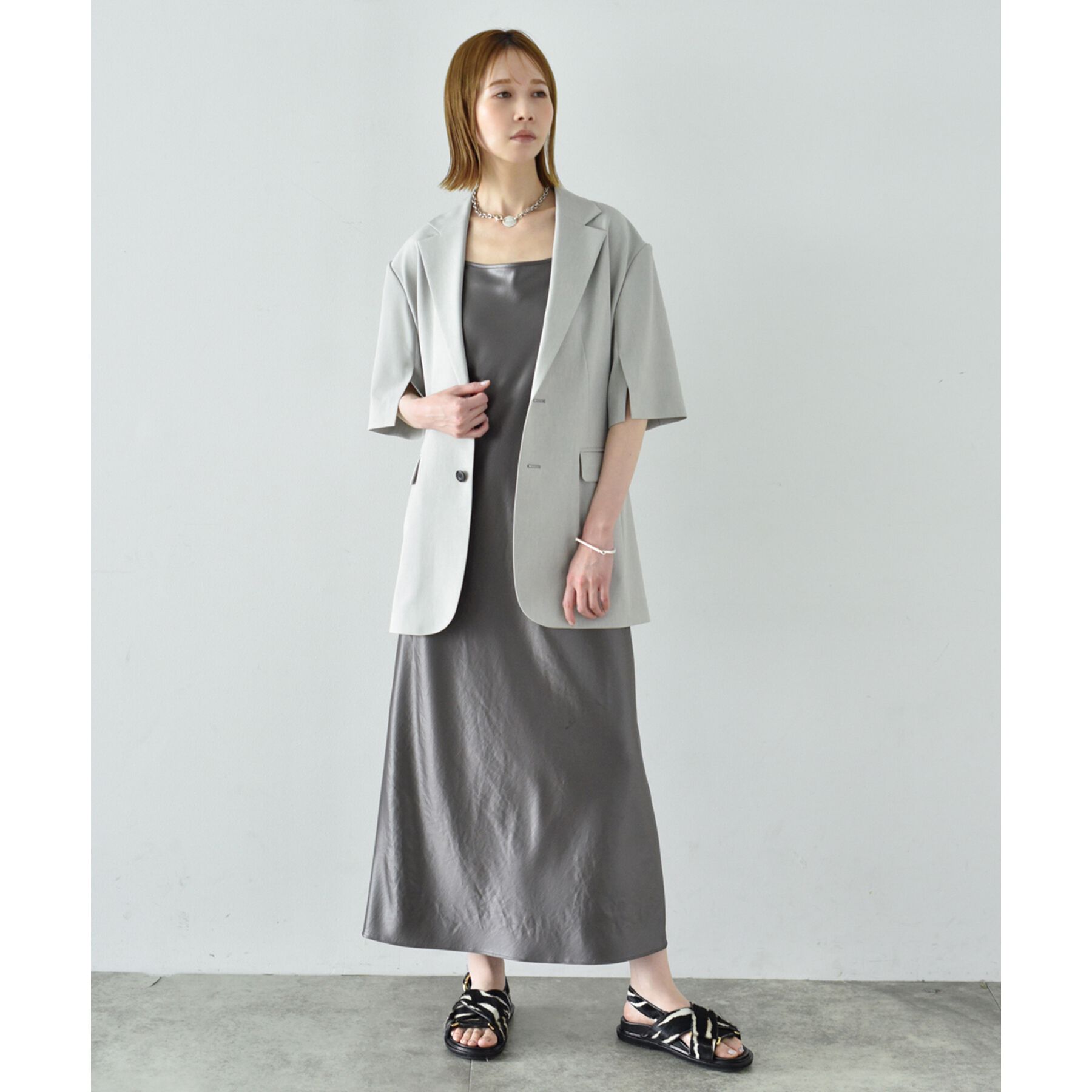 CODE A「half sleeve jacket」|テーラードジャケット|