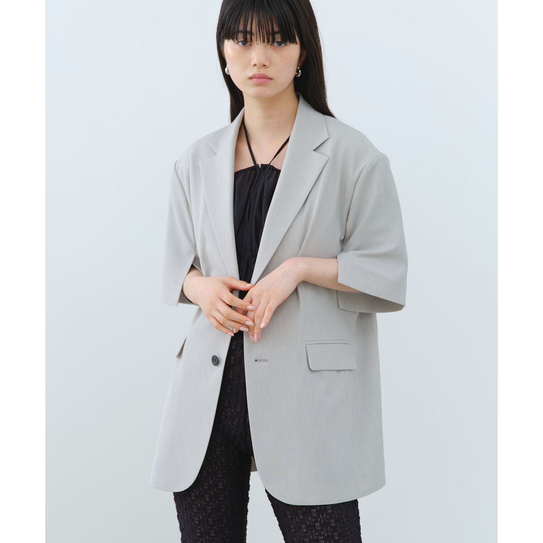 CODE A「half sleeve jacket」|テーラードジャケット|