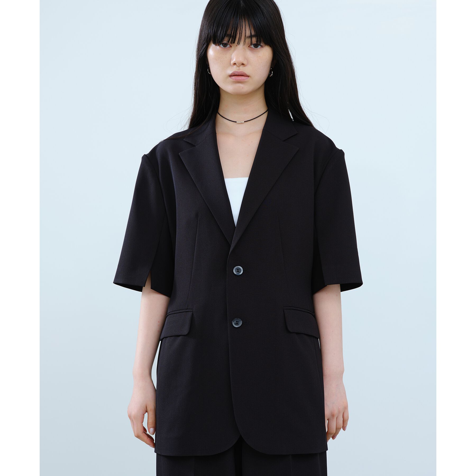 CODE A「half sleeve jacket」|テーラードジャケット|