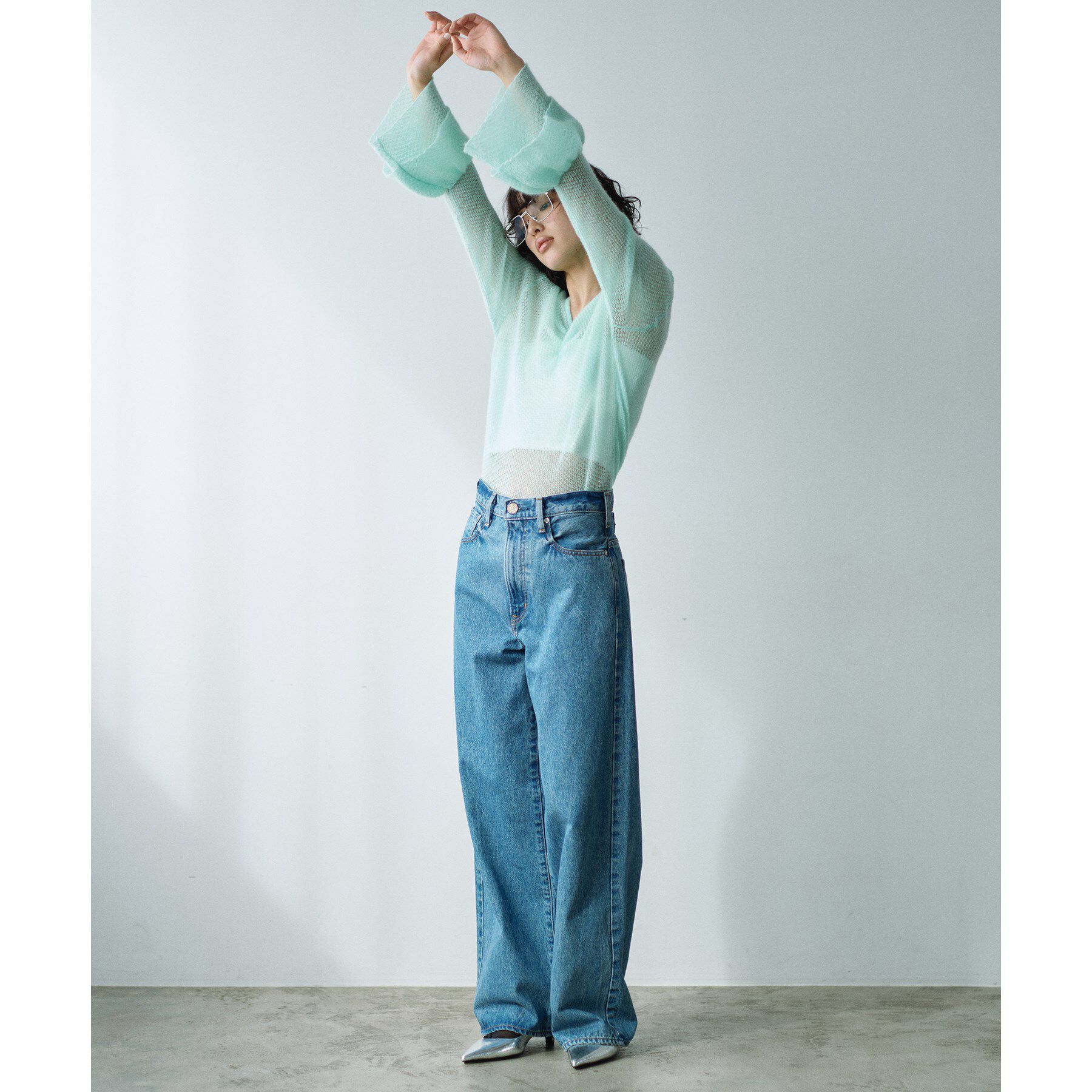 CODE A「bell sleeve mohair pullover」|ニット・セーター|