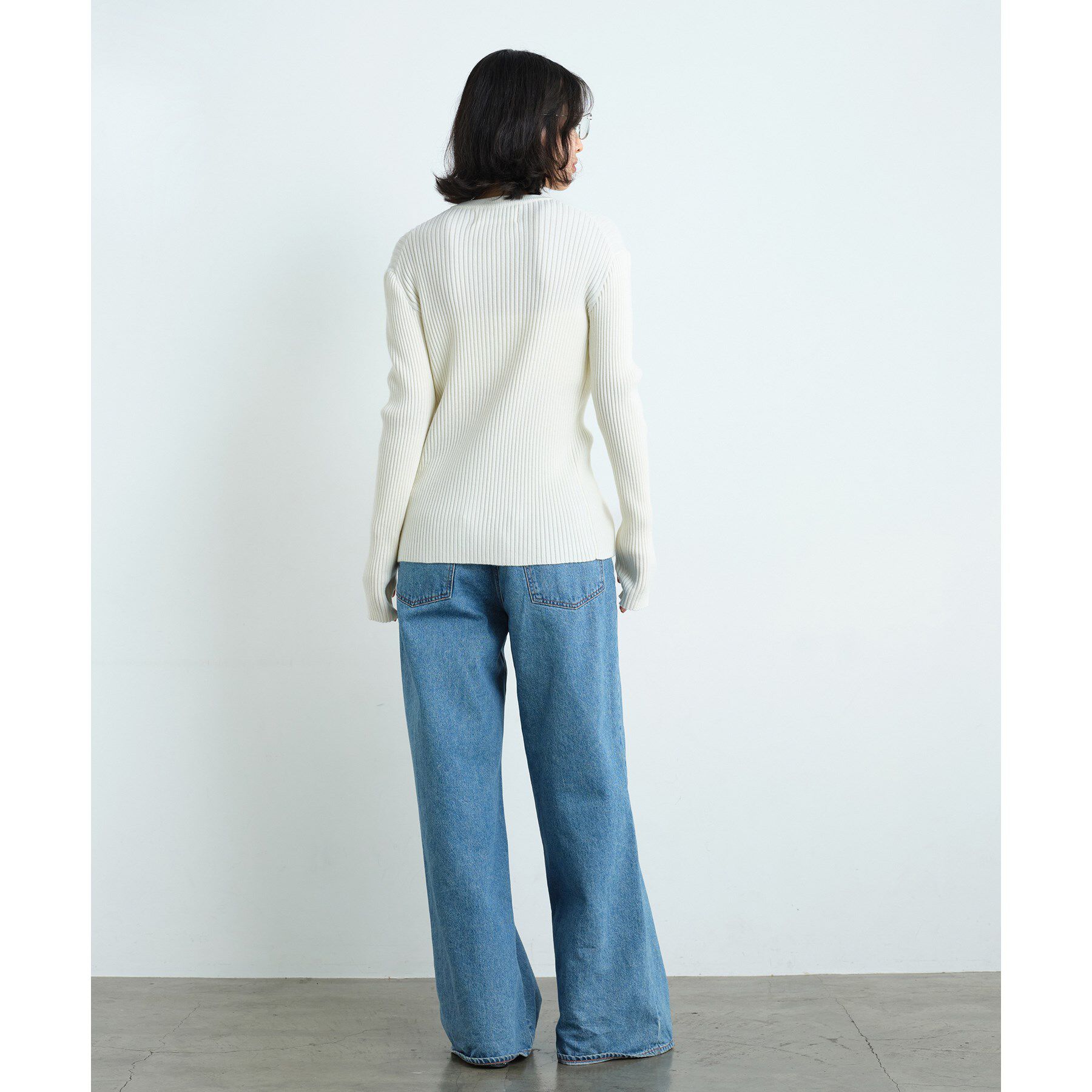 CODE A「fronthook knit cardigan」|カーディガン|