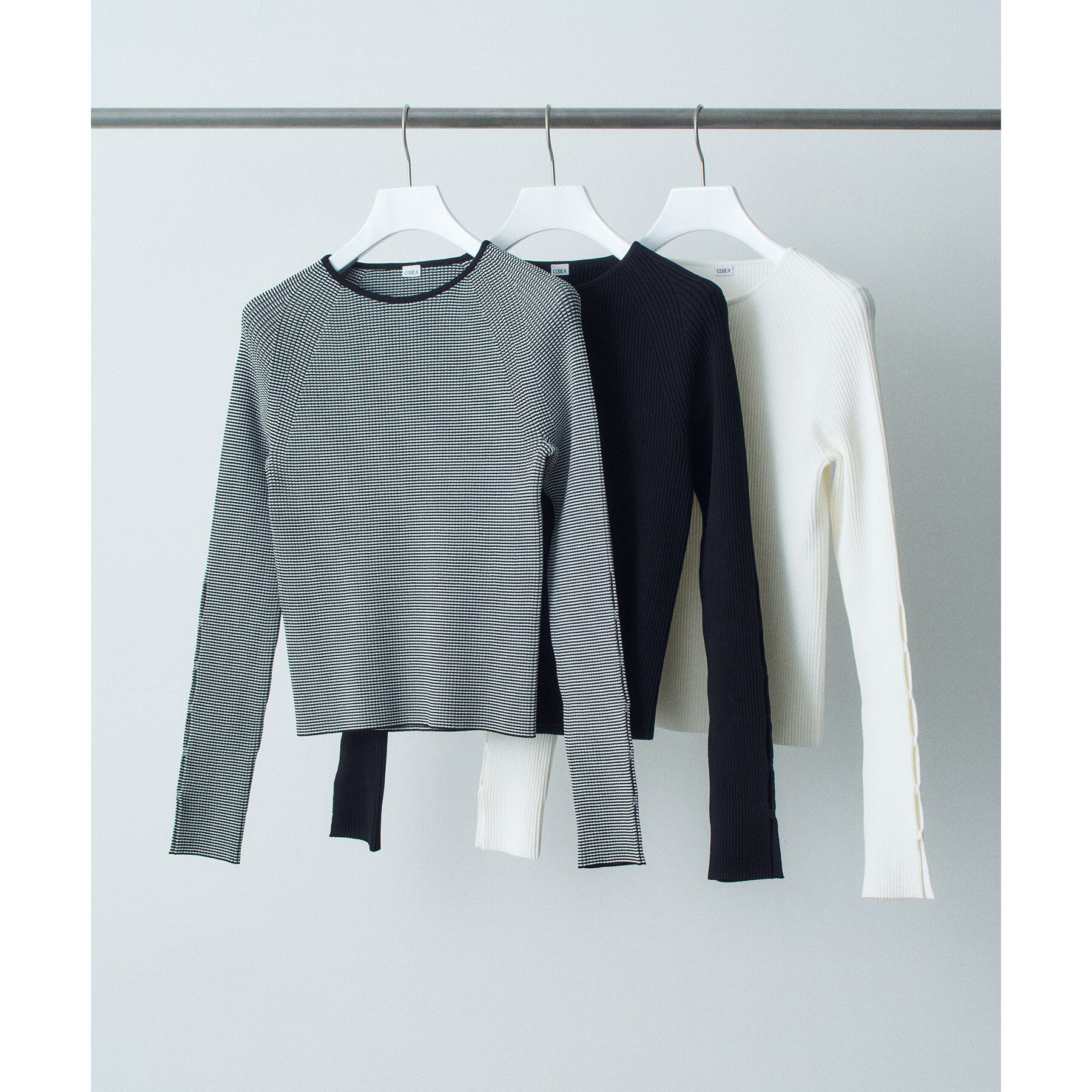 CODE A「hole sleeve knit」|ニット・セーター|