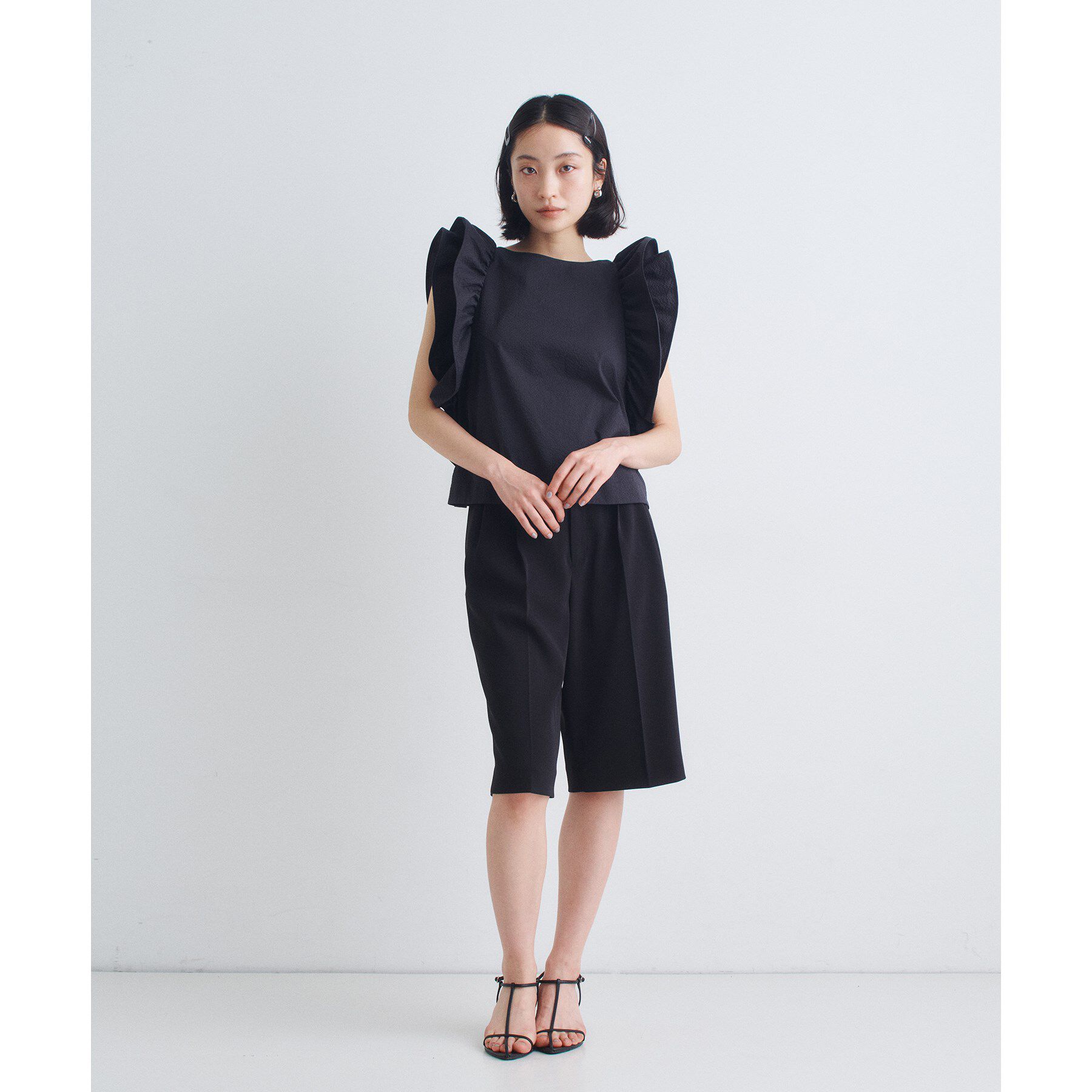 CODE A「ruffle drama blouse」|シャツ・ブラウス|