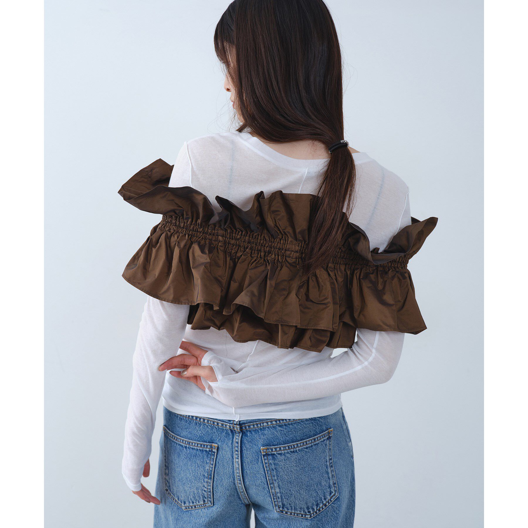 CODE A「frill design bustier」|シャツ・ブラウス|