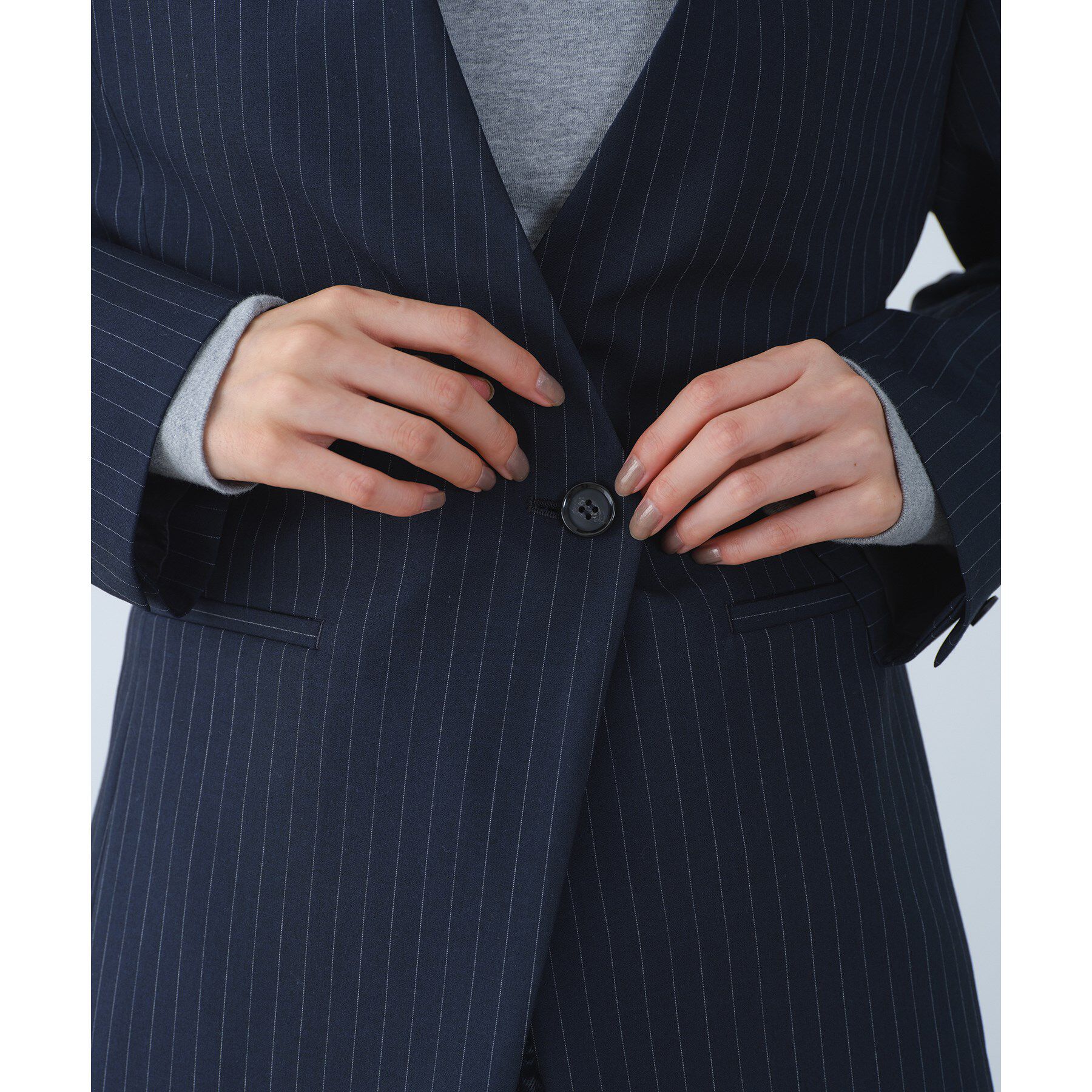 CODE A「tailored mood over jacket」|ノーカラージャケット|