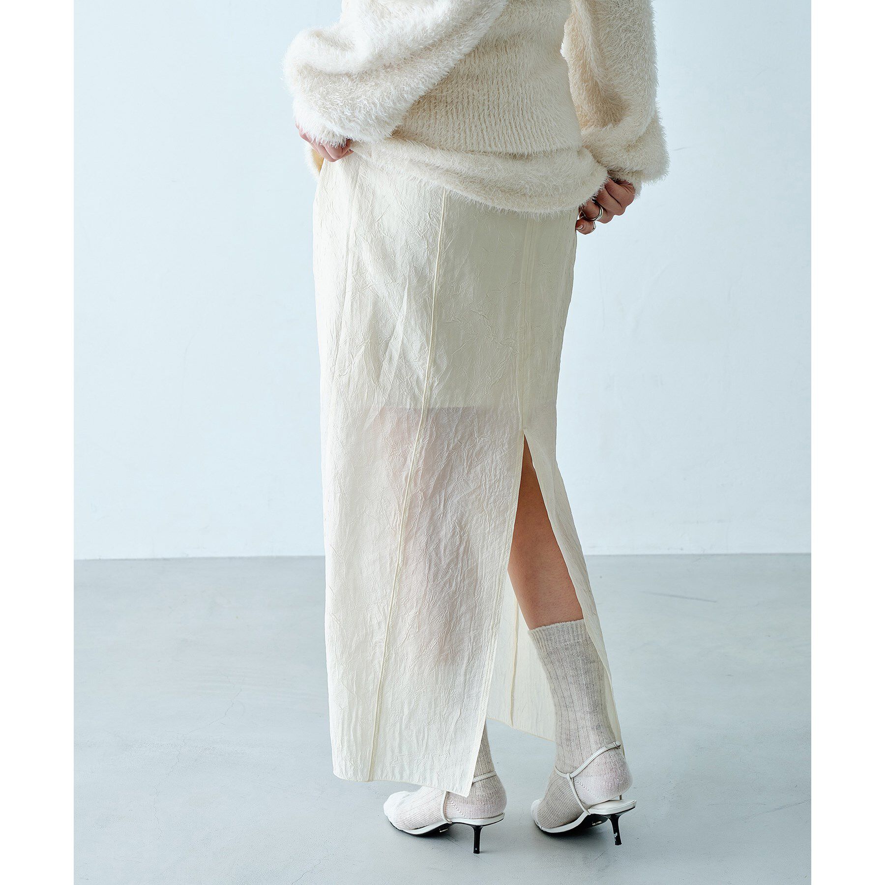 CODE A「pencil sheer skirt」|スカート|