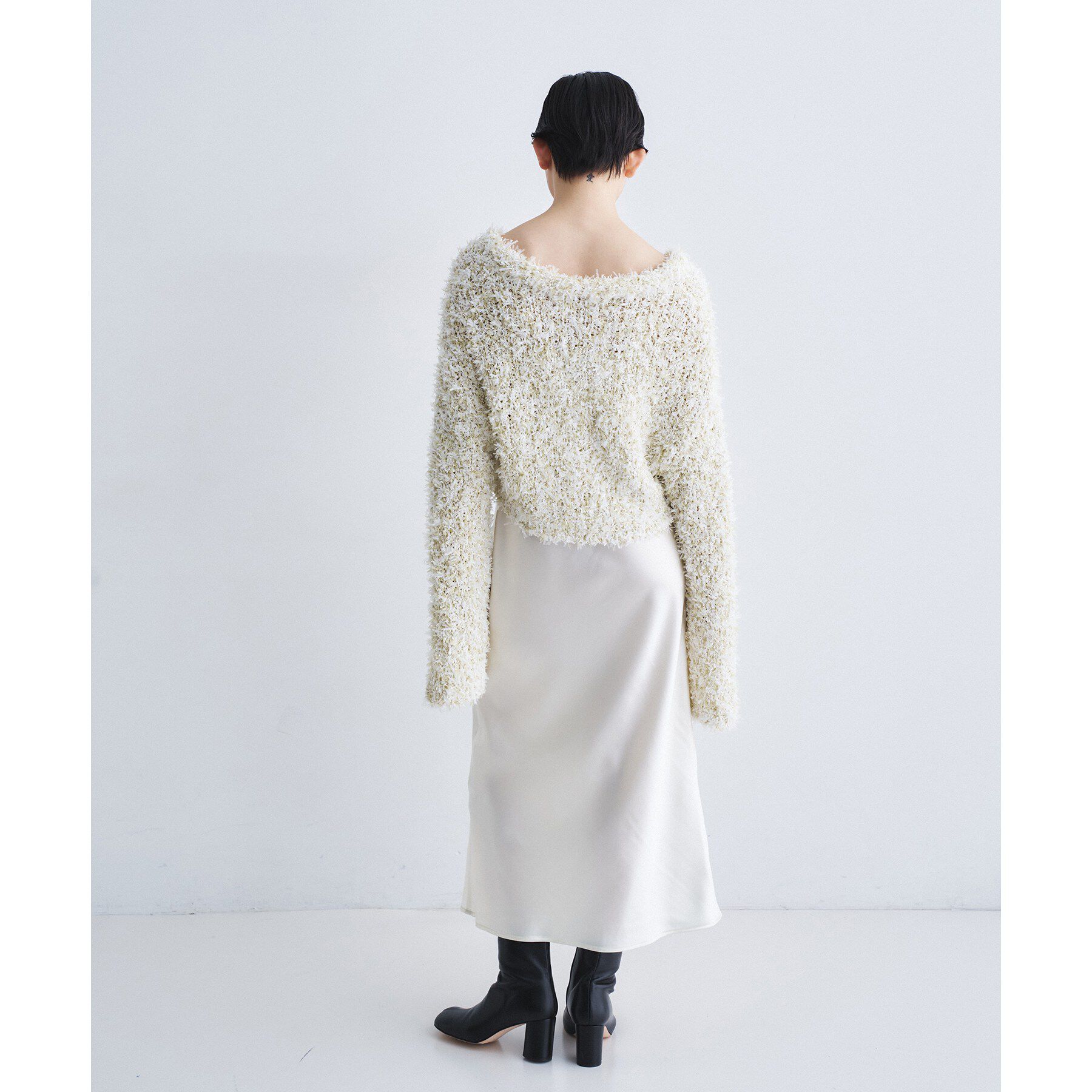 CODE A「fancy yarn cardigan」|カーディガン|