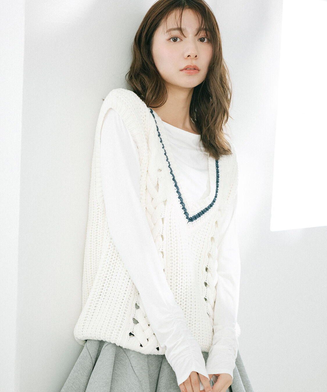 COCO DEAL「ボートネックカットソートップス」|Tシャツ・カットソー|