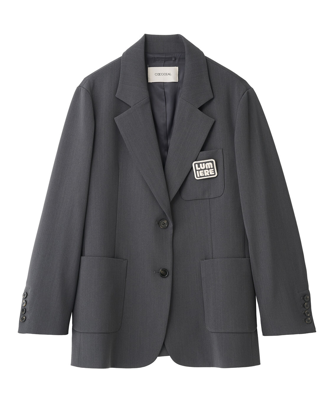 COCO DEAL「ワッペン付きテーラードジャケット」|テーラードジャケット|
