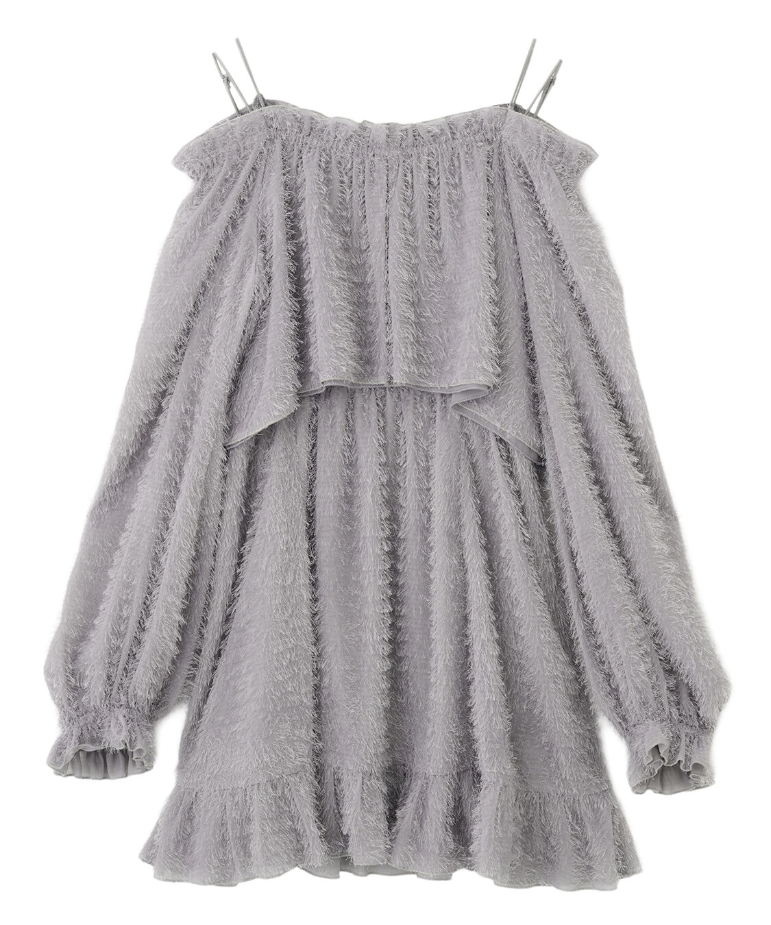 COCO DEAL「フラッフィーオフショルミニワンピース」|ワンピース|