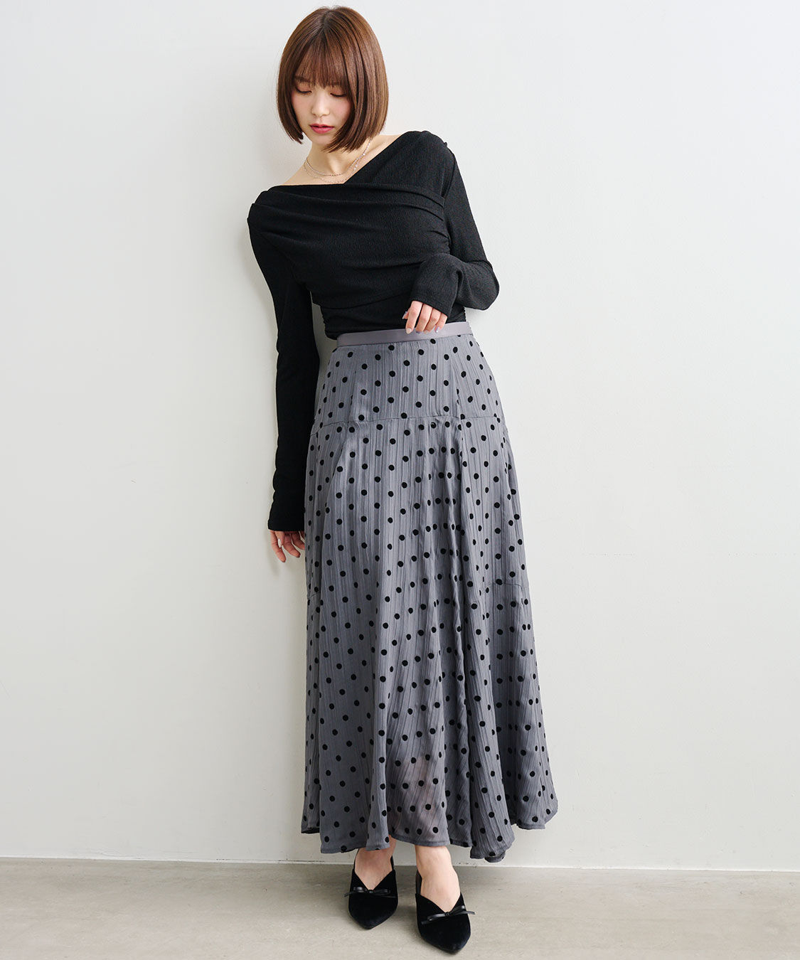 COCO DEAL「オフショルタックカットソー」|Tシャツ・カットソー|