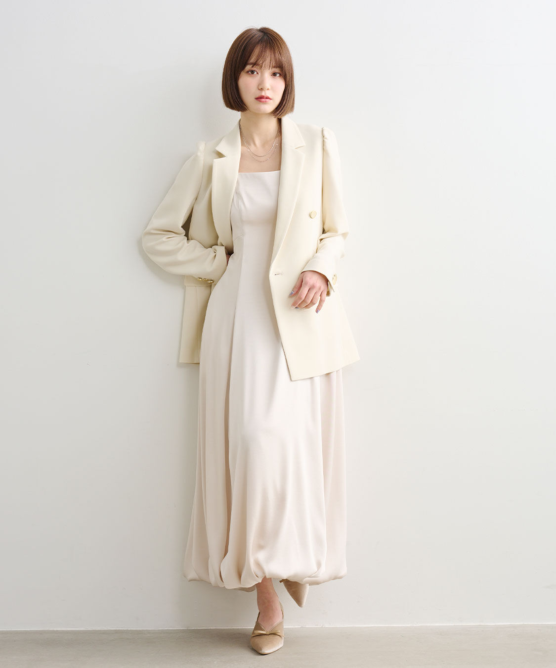 COCO DEAL「パフスリーブジャケット」|テーラードジャケット|