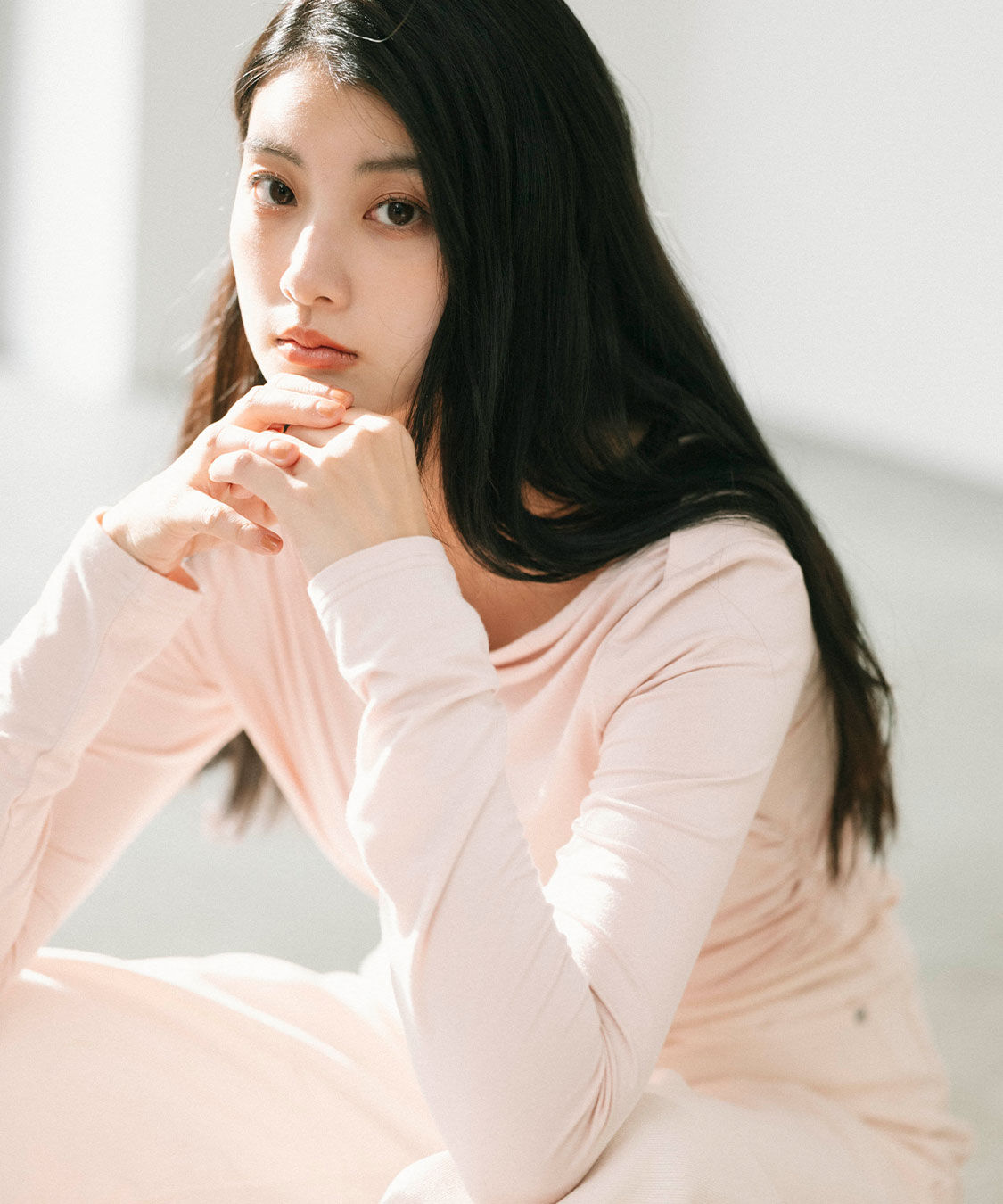 COCO DEAL「アシメネックドレープカットソー」|Tシャツ・カットソー|