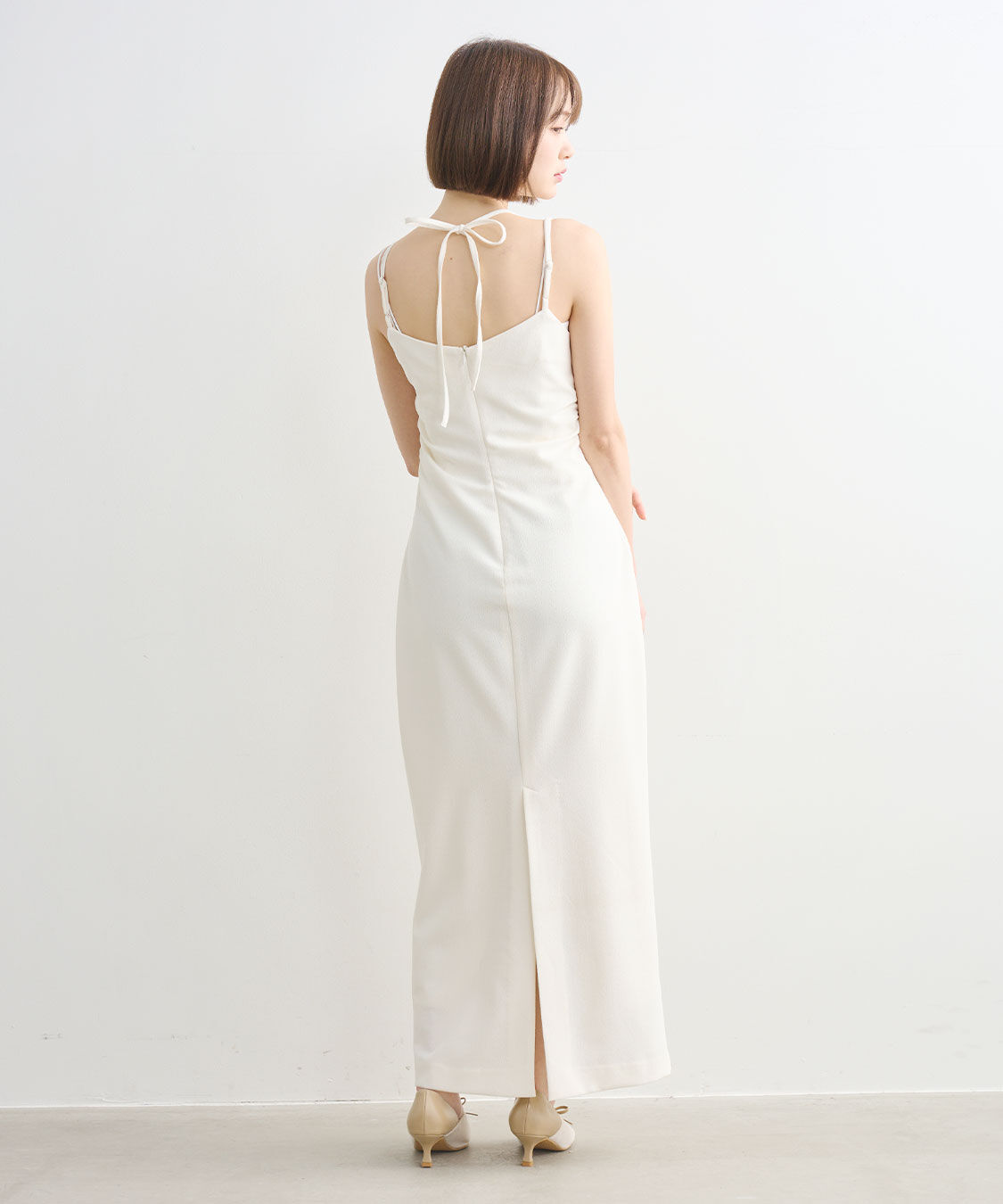 COCO DEAL「ウエストギャザーキャミワンピース」|ワンピース|