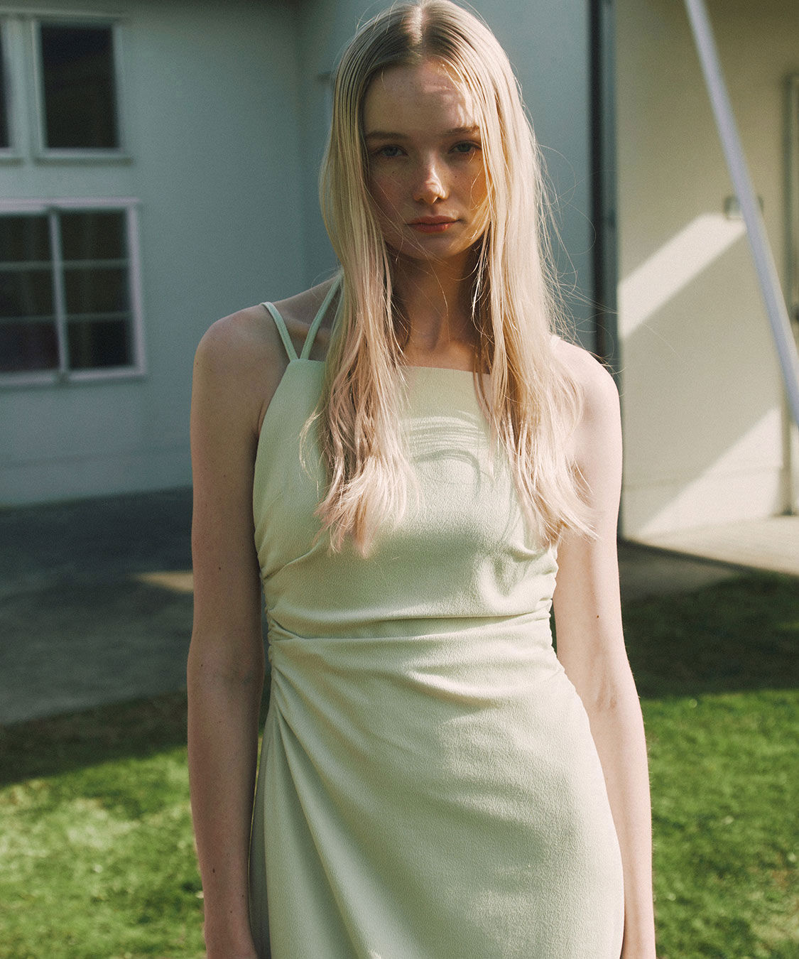 COCO DEAL「ウエストギャザーキャミワンピース」|ワンピース|