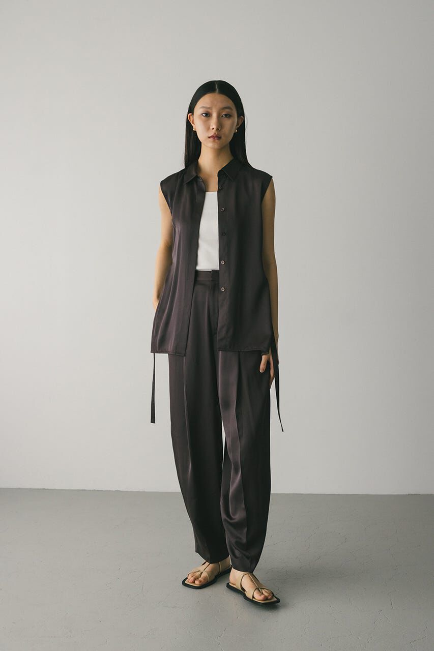 STYLEMIXER「サテンタックフォルムパンツ」|その他|