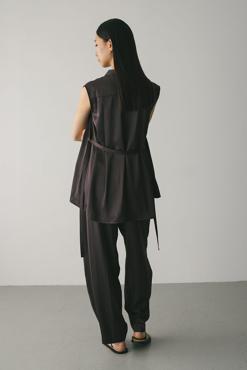 STYLEMIXER「サテンタックフォルムパンツ」|その他|