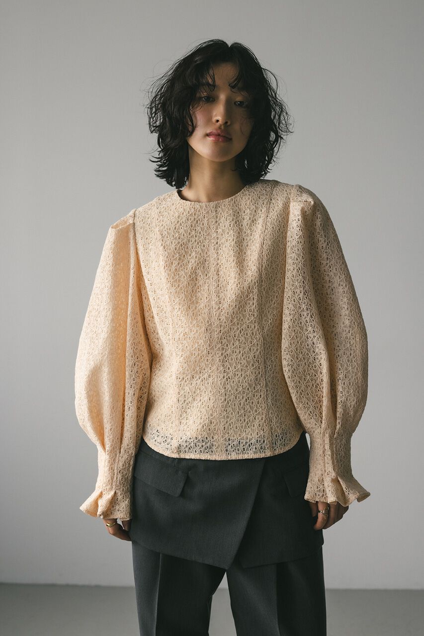 STYLEMIXER「カフタックレーストップ」|シャツ・ブラウス|