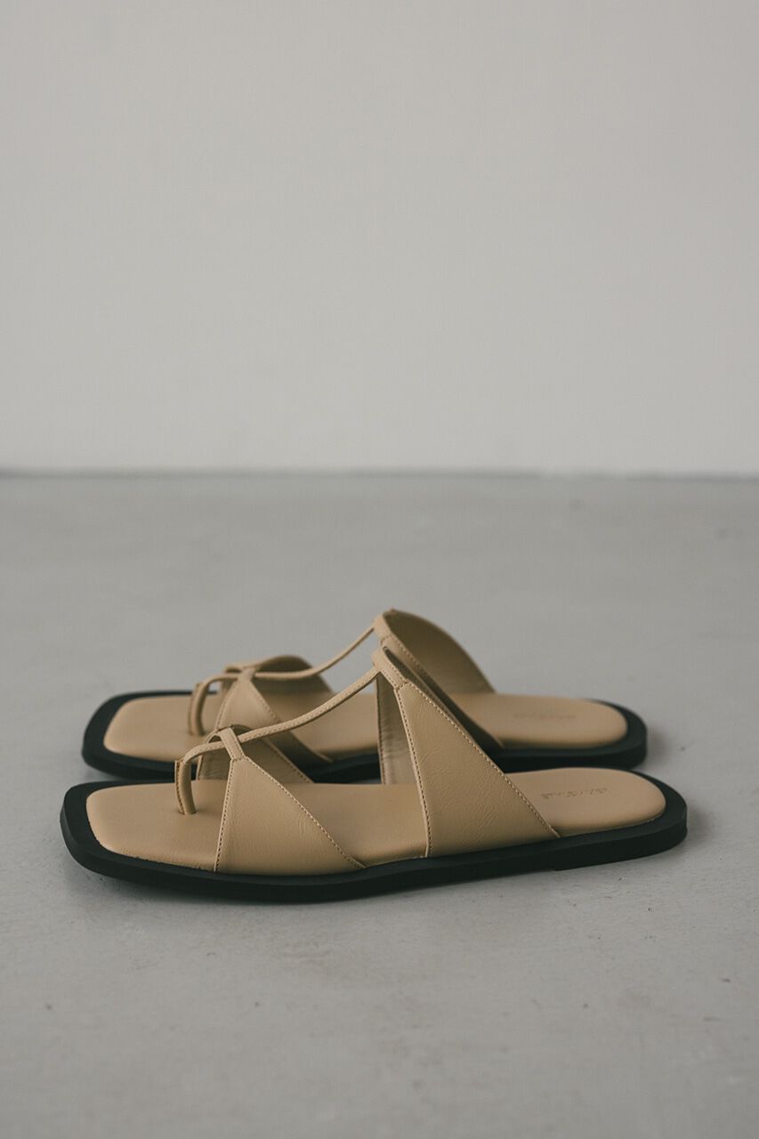 STYLEMIXER「ダブルストラップフラットサンダル」|パンプス|