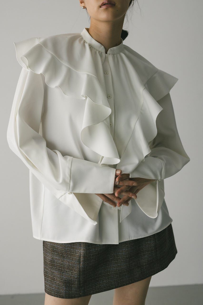 STYLEMIXER「ラッフルカラーシャツ」|シャツ・ブラウス|