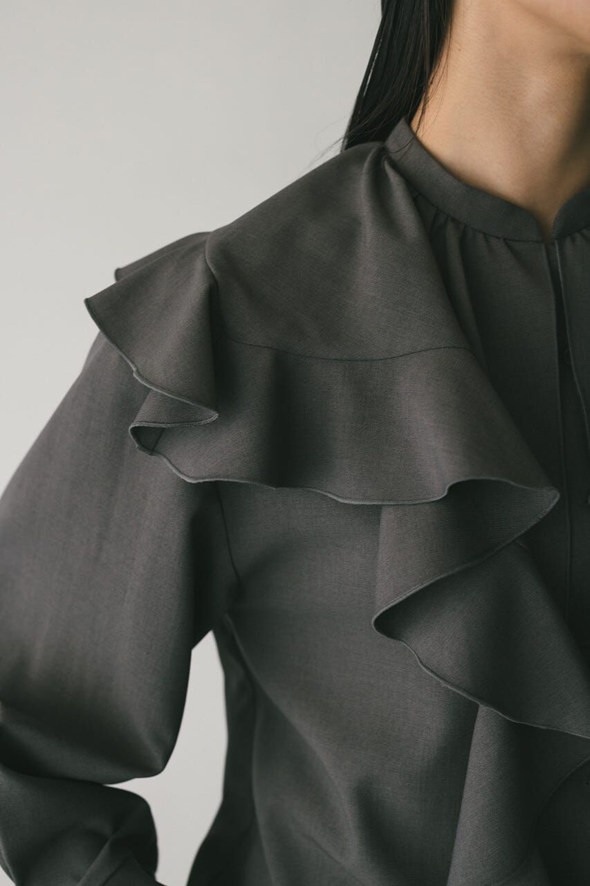 STYLEMIXER「ラッフルカラーシャツ」|シャツ・ブラウス|