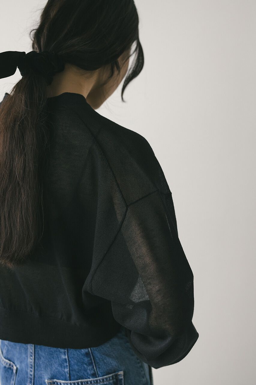 STYLEMIXER「シアーニットカーディガン」|カーディガン|