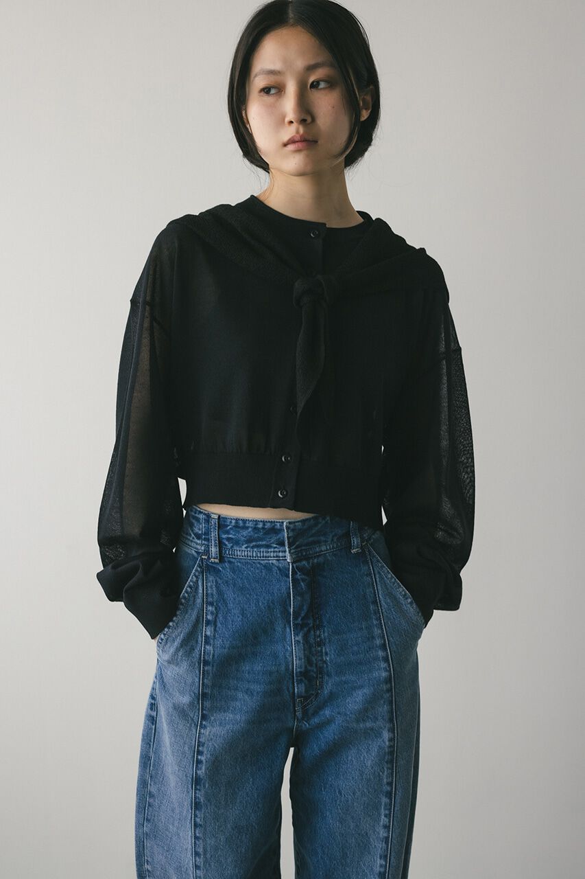 STYLEMIXER「シアーニットカーディガン」|カーディガン|