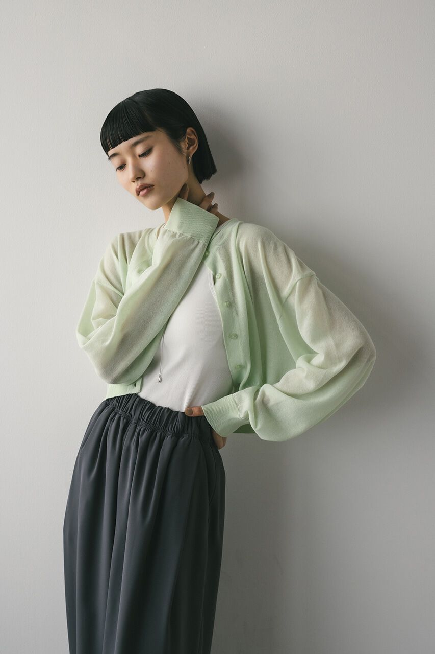 STYLEMIXER「シアーニットカーディガン」|カーディガン|