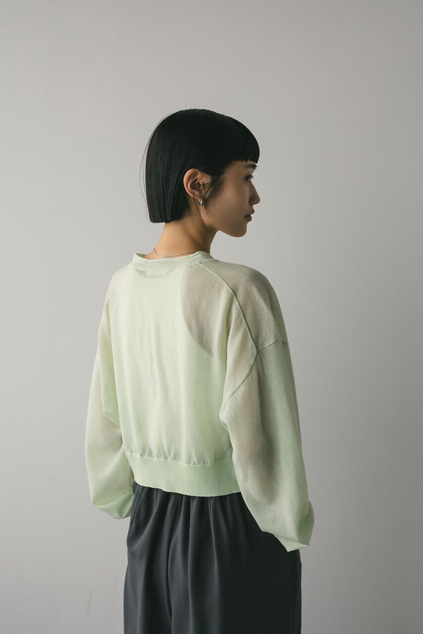 STYLEMIXER「シアーニットカーディガン」|カーディガン|