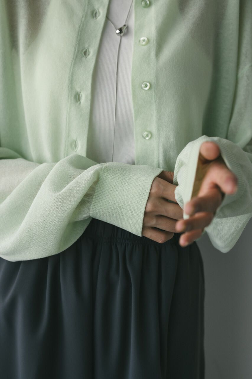 STYLEMIXER「シアーニットカーディガン」|カーディガン|