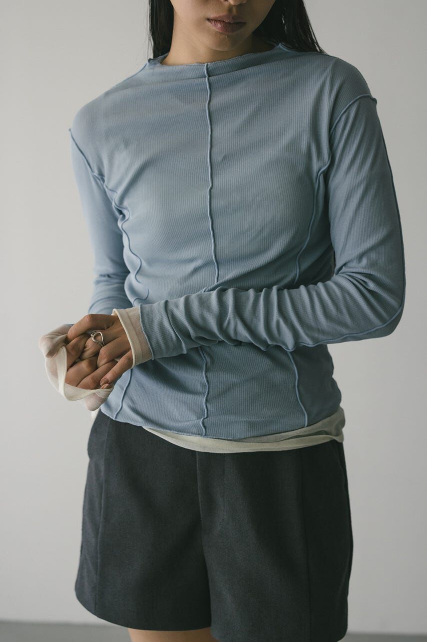 STYLEMIXER「アウトシームカットトップ」|Tシャツ・カットソー|