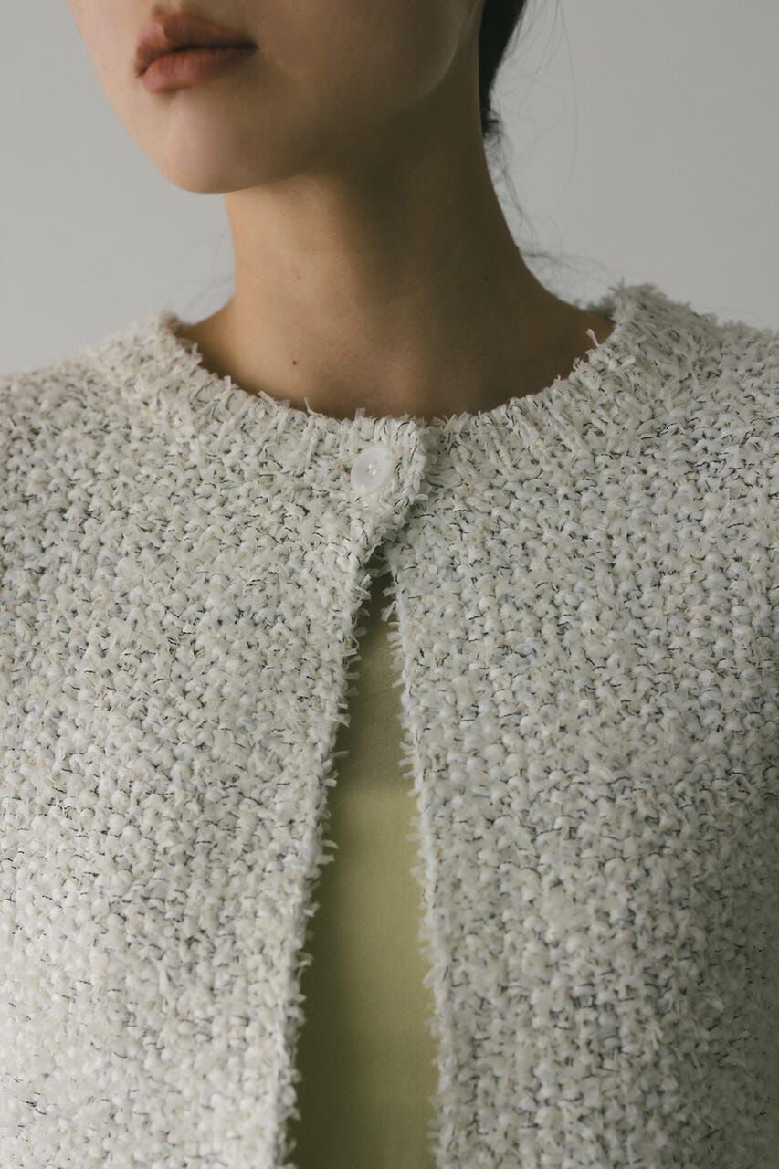 STYLEMIXER「テープヤーンニットカーデ」|カーディガン|