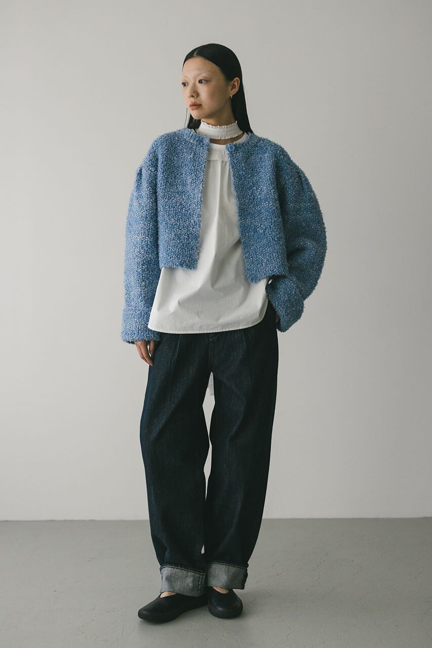 STYLEMIXER「テープヤーンニットカーデ」|カーディガン|